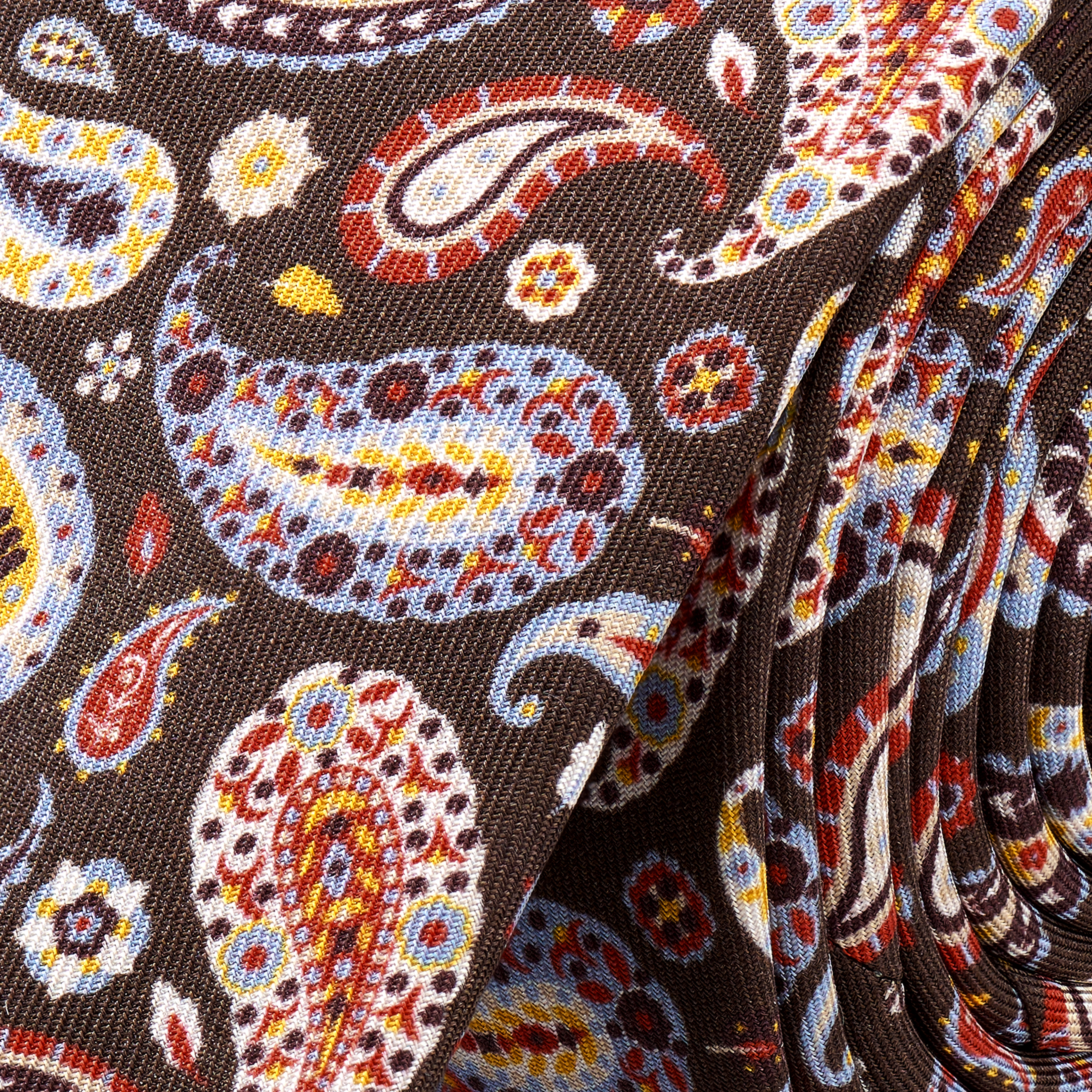 Virtuo | 6 cm Burgundy Paisley Silk Necktie - 2