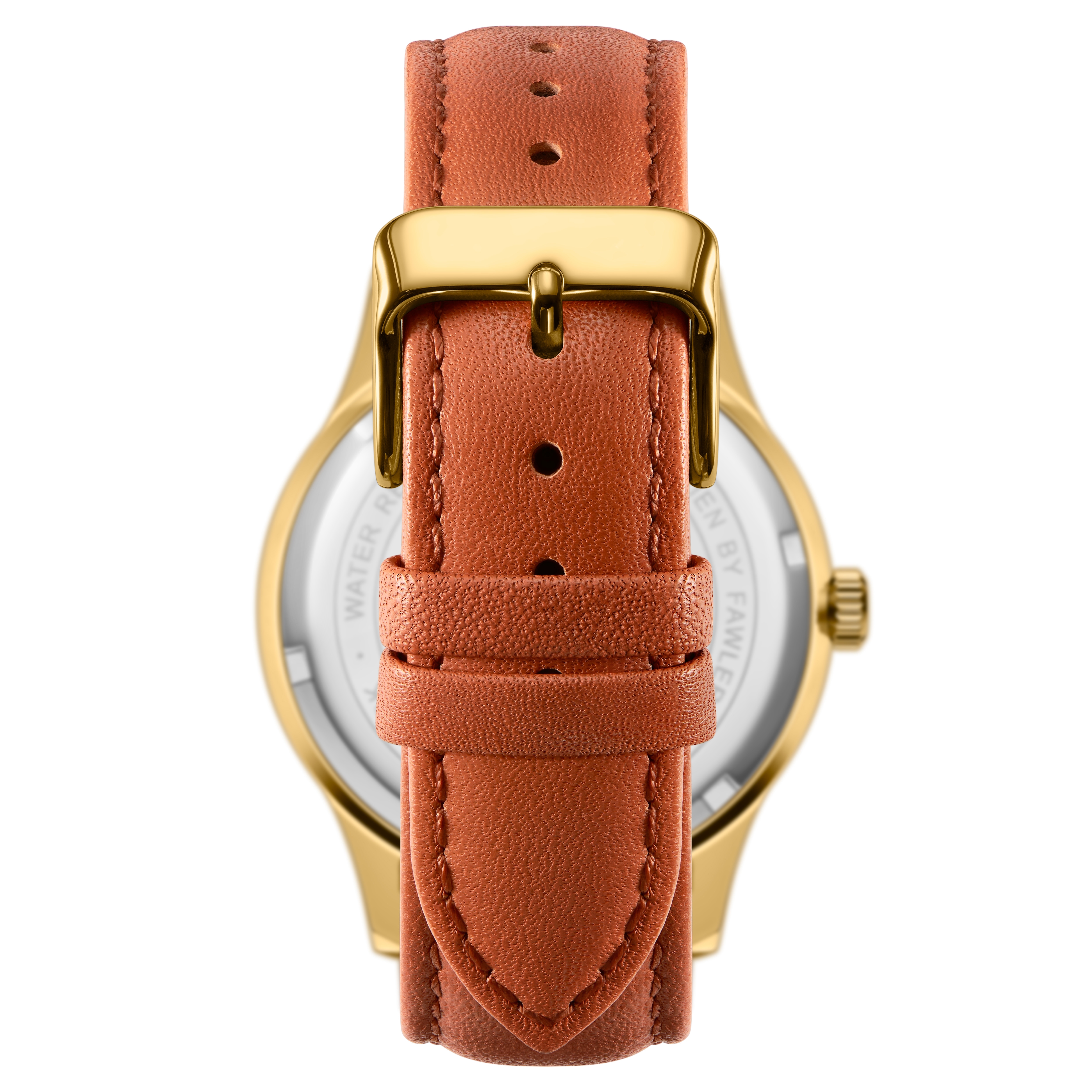 Adrien | Limited Edition Guldfarvet Grøn Emalje Rustfri Stål Ur - 5