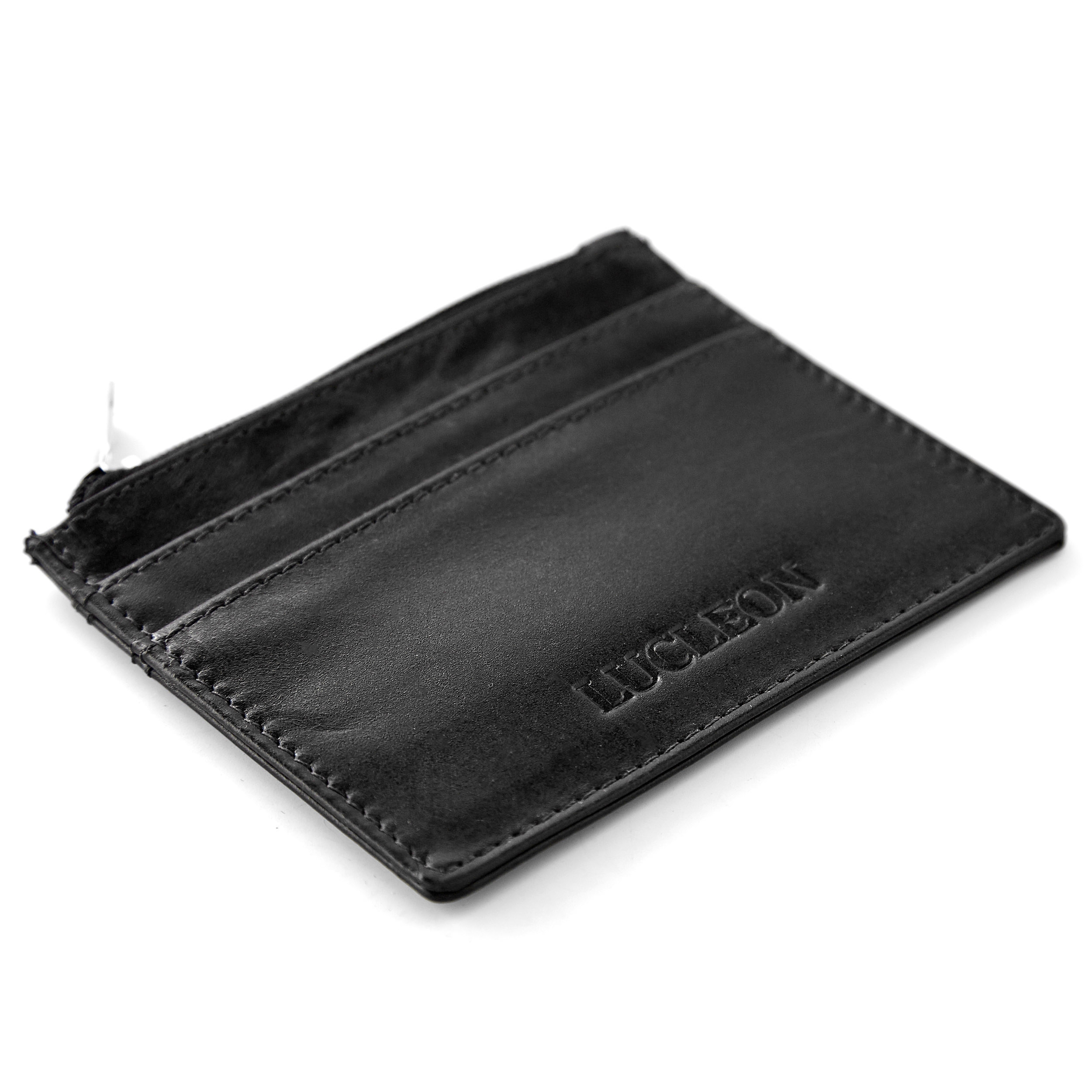 Black Multi Zip Card Holder with RFID Blocker - 3
