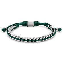 Green stainless steel bracelets