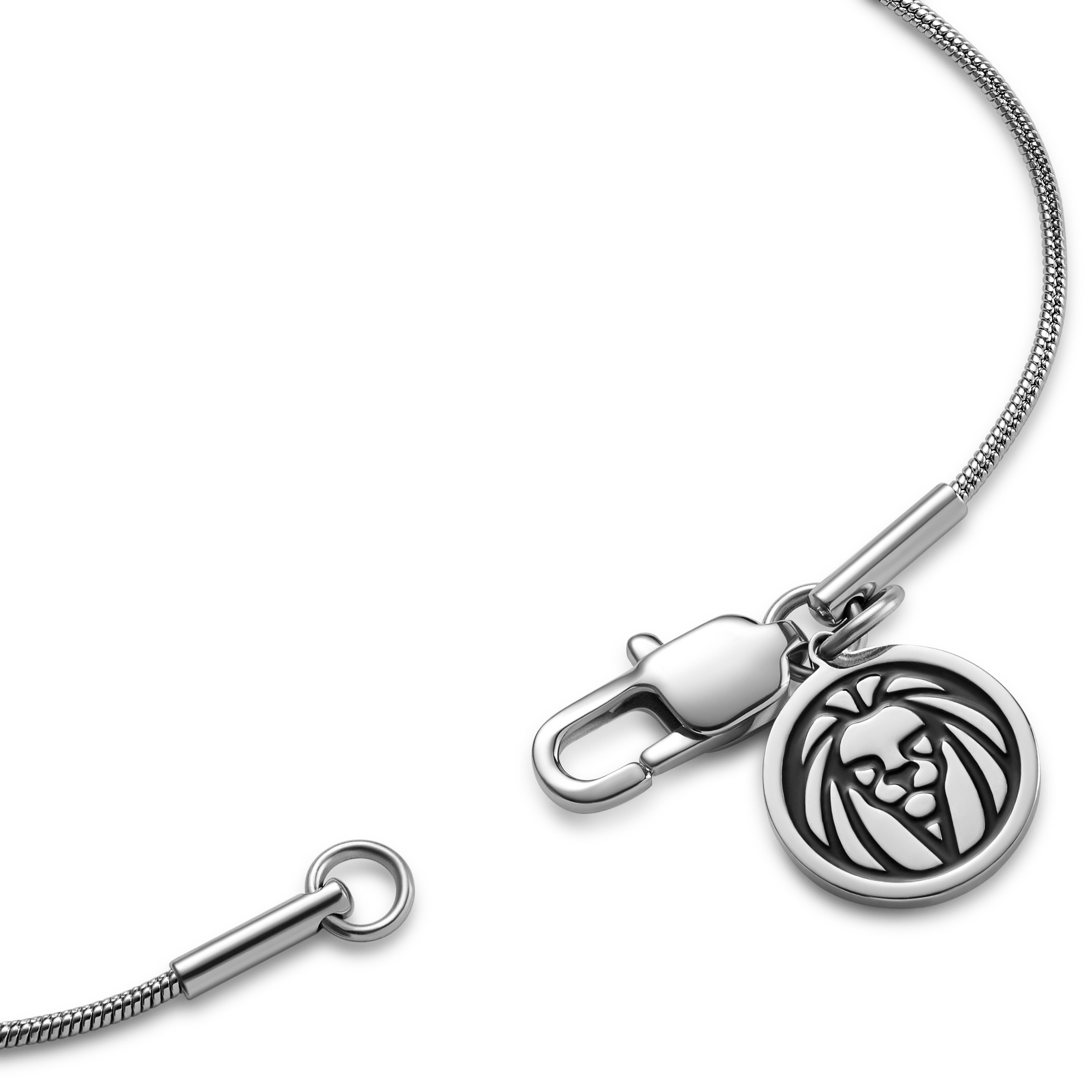 Essentials | 1 mm Silver-Tone Snake Chain Bracelet - 5