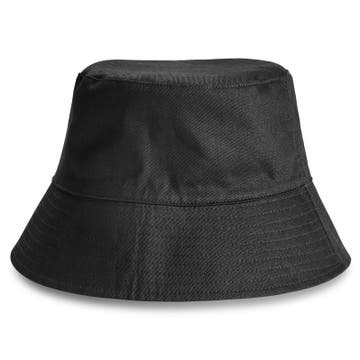 Lacuna | Cappello da pescatore reversibile nero e bianco