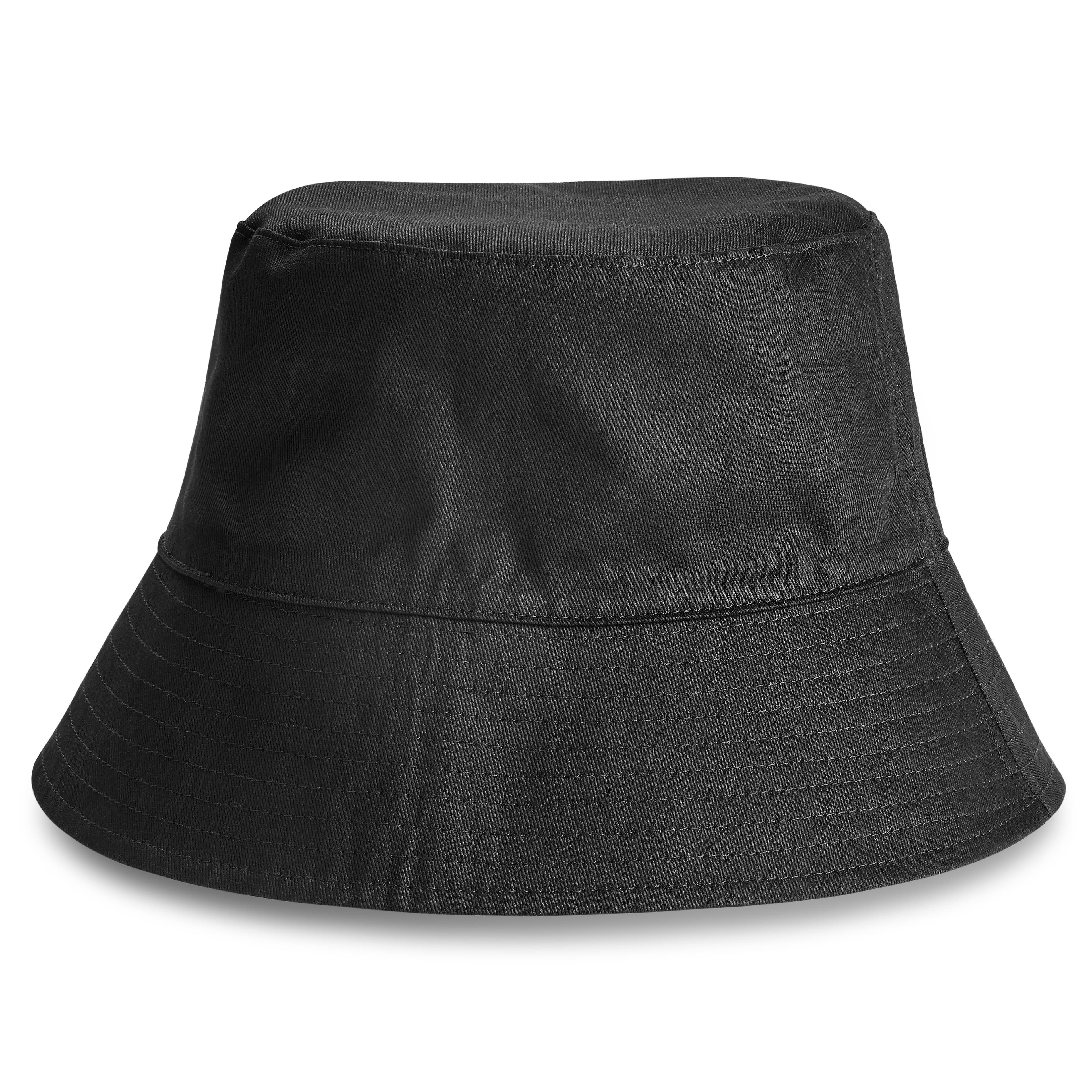 Lacuna | Chapéu Bucket Reversível em Algodão Preto e Branco