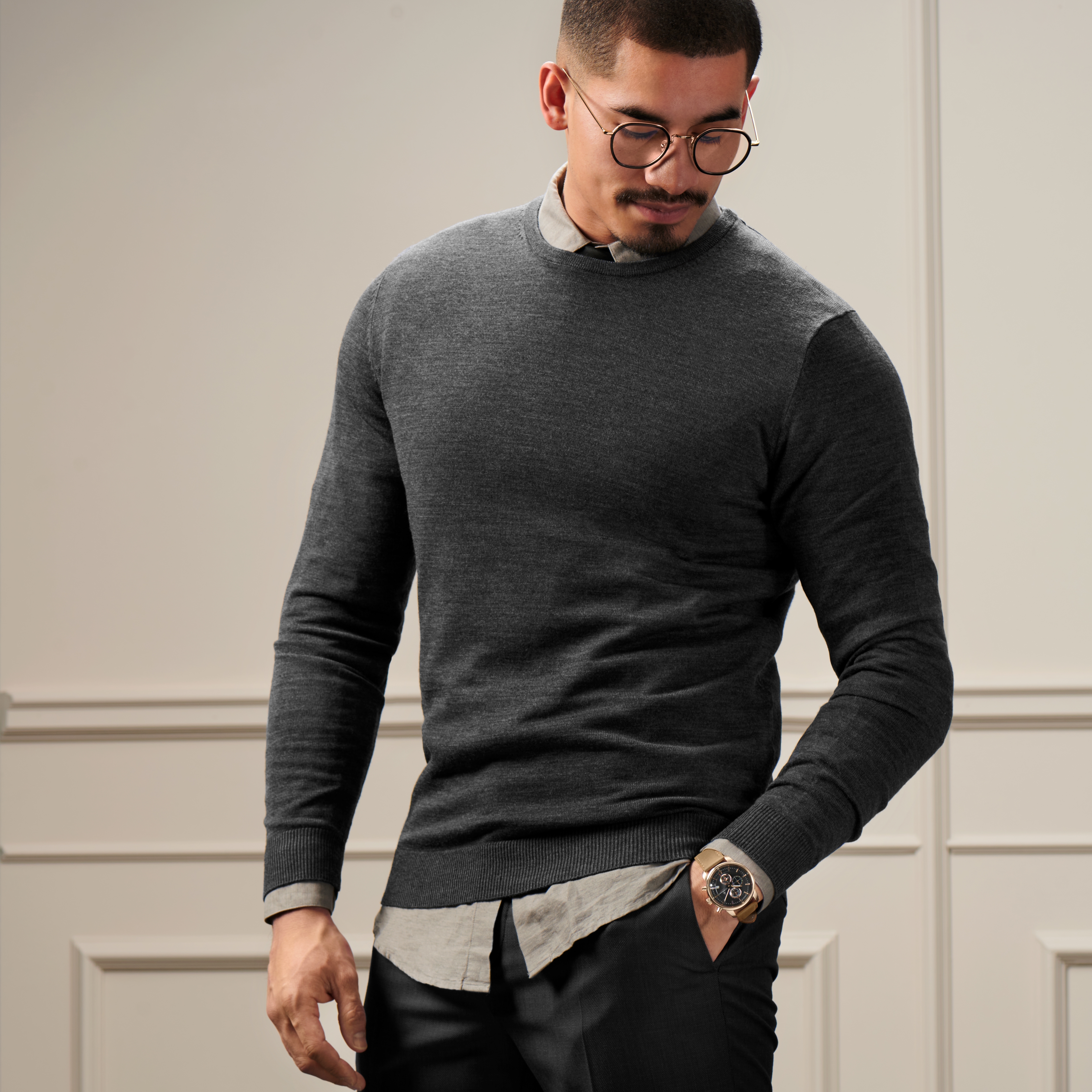 Reloj cronógrafo de estilo artesanal Parva Carson  - 5