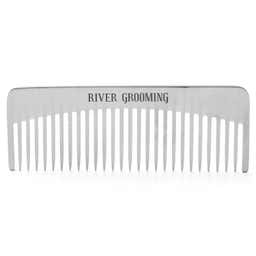 Basic Wide Toothed Stainless Steel Comb