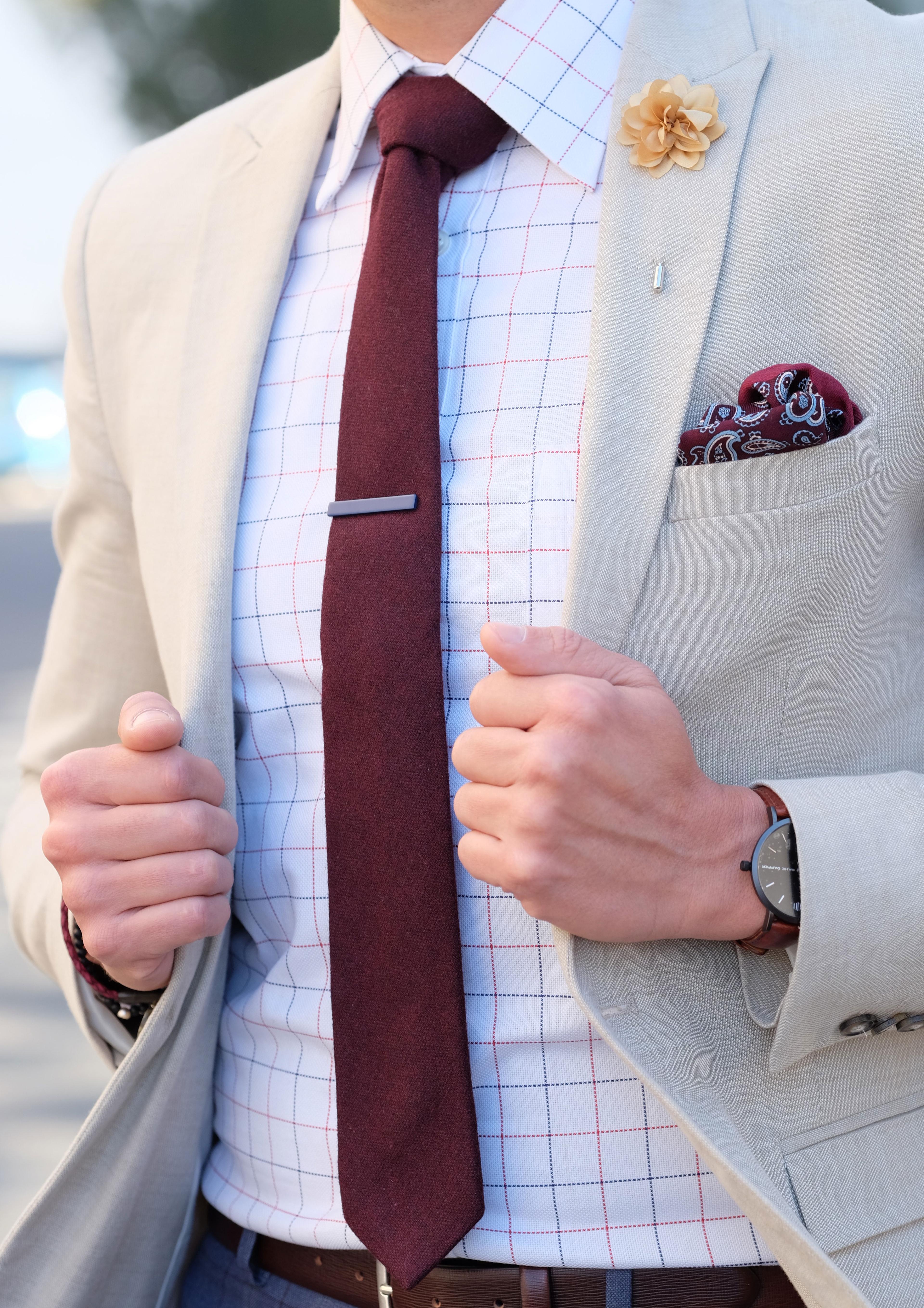 Cravatta Uomo Colore Rosso – Extra Lunga 160 Cm, Fatta A Mano, Microfibra, Con Confezione Regalo
