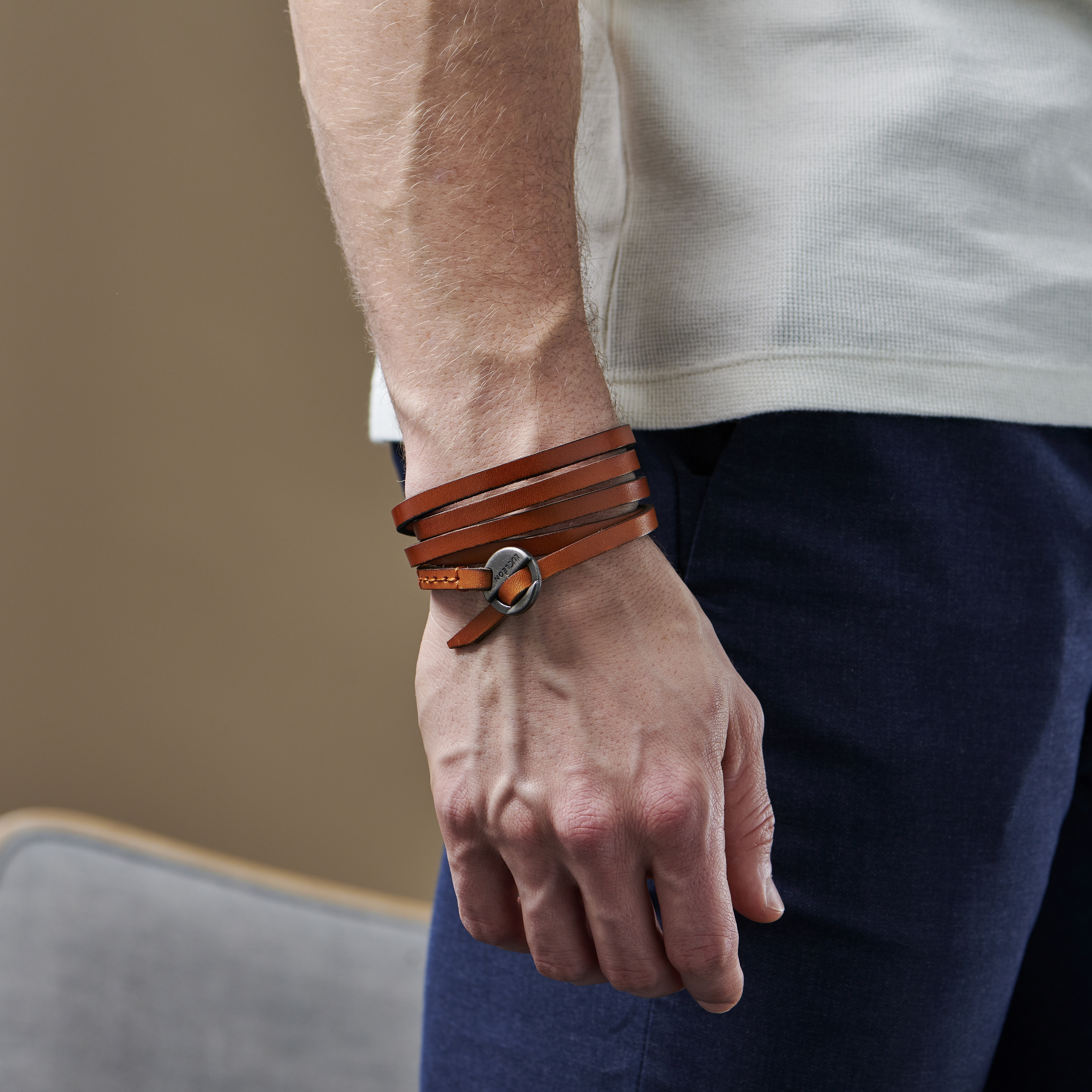 Hnedý náramok Lucca - 4