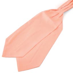 Cravate classique rose saumon 