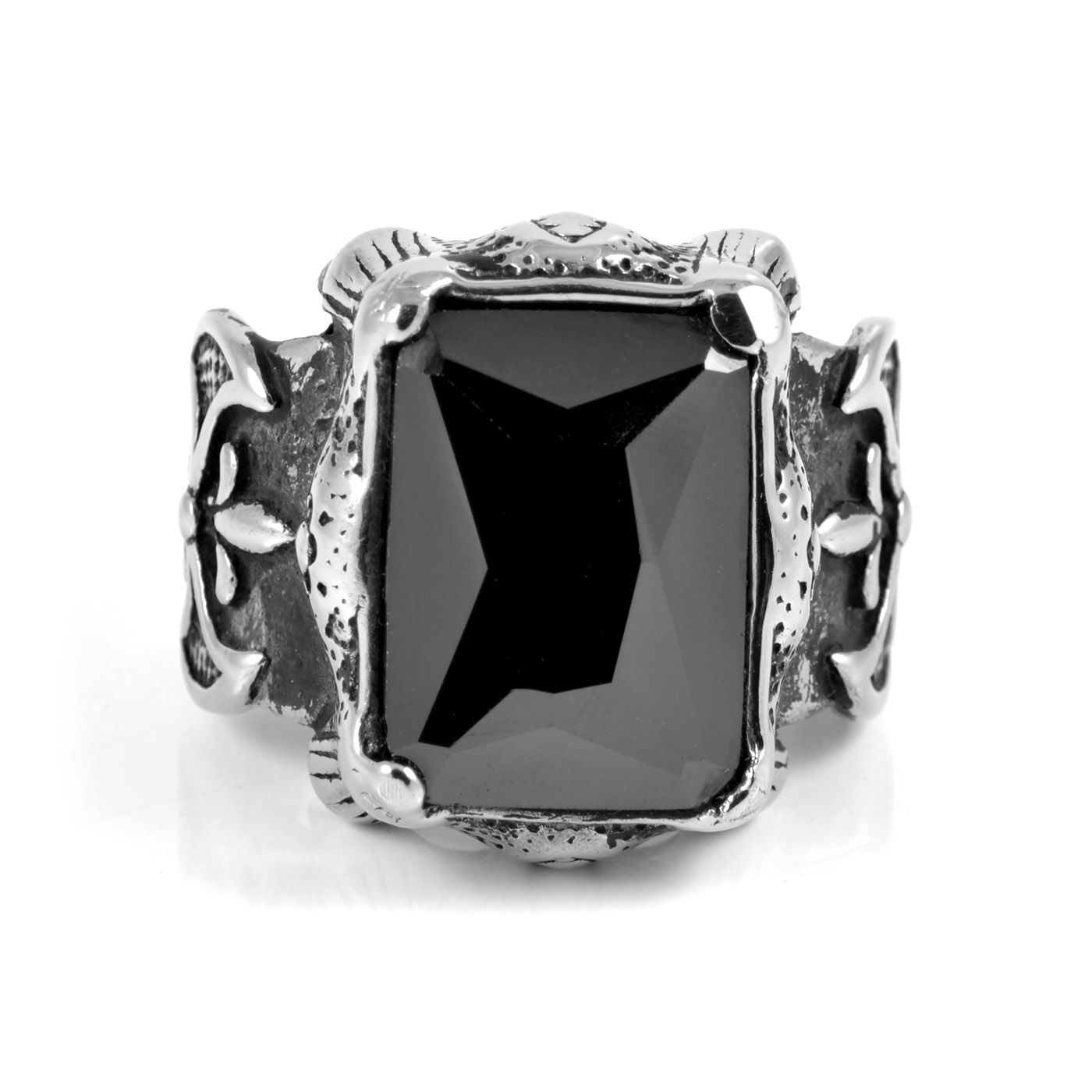 Miehekäs Dragondesign Kivi Terässormus - 2