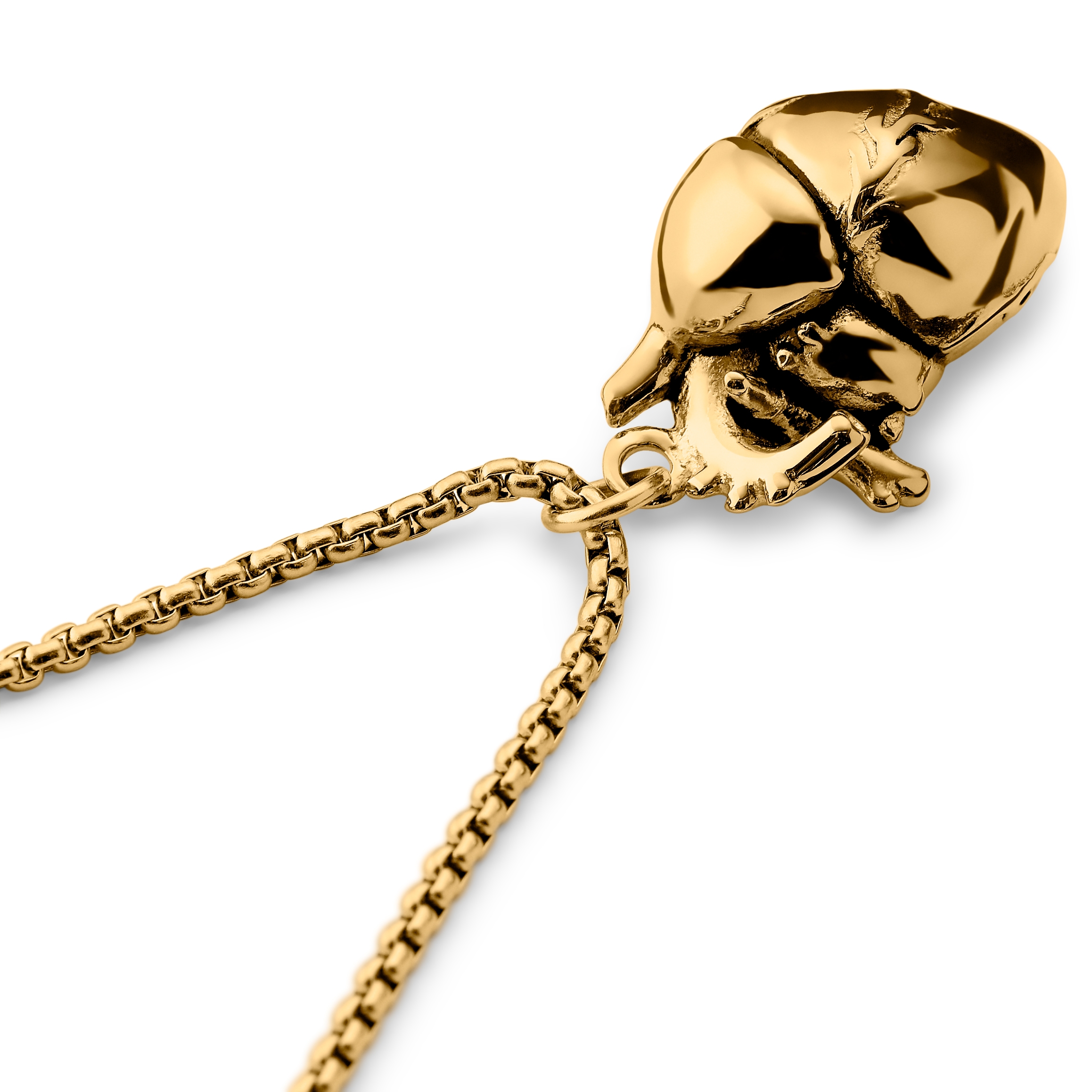 Egan | Collier Le coeur en métal doré - 7