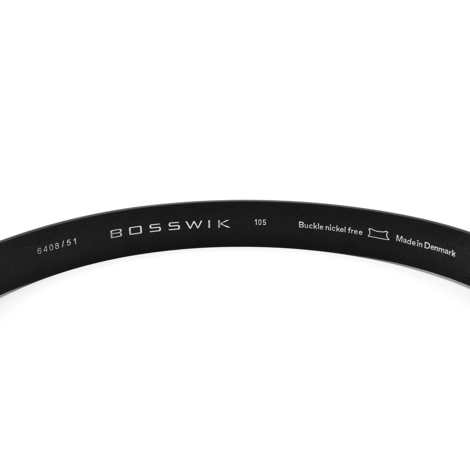 Ceinture noire en cuir    - 3