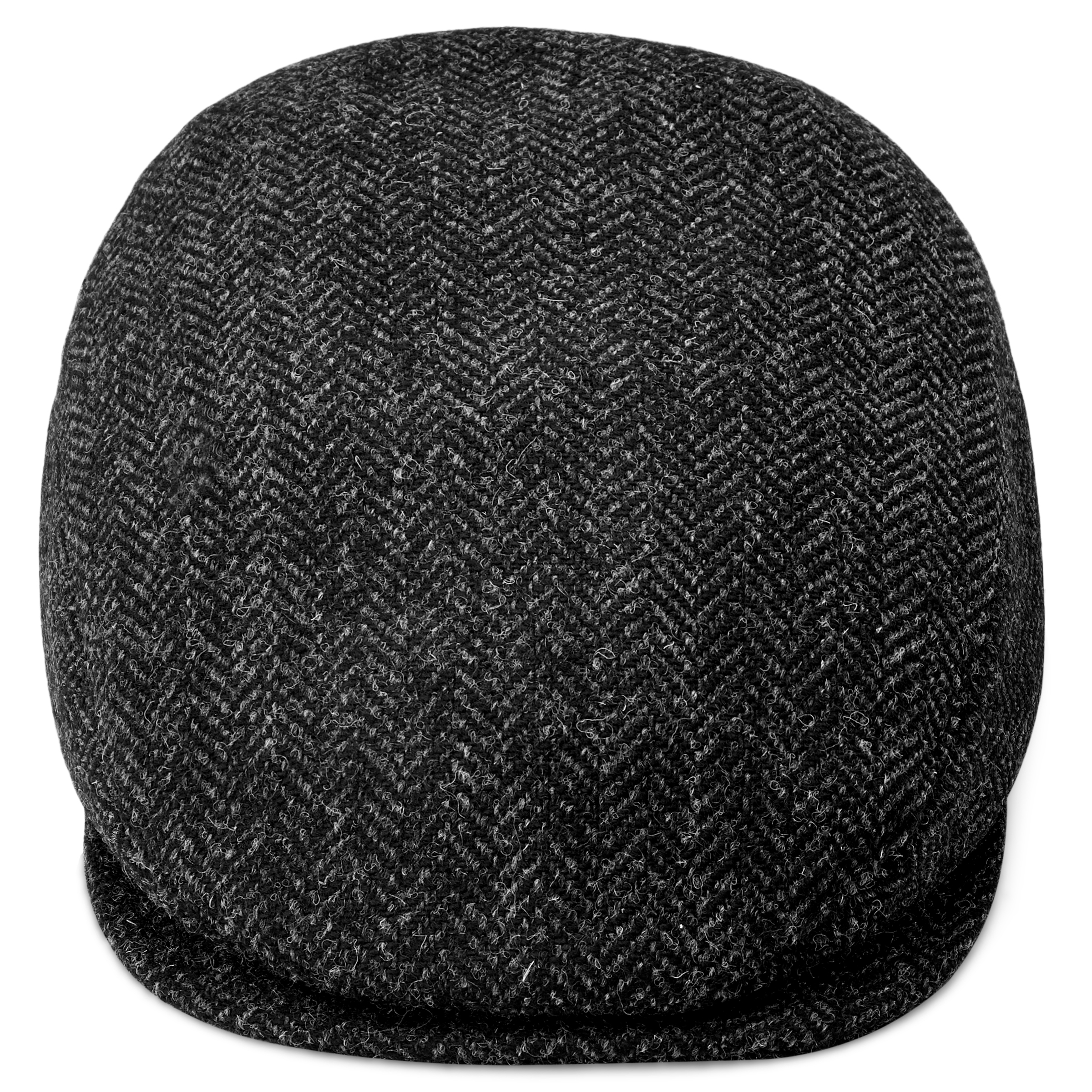 Eddye Grey Wool Fido Flat Cap - 2