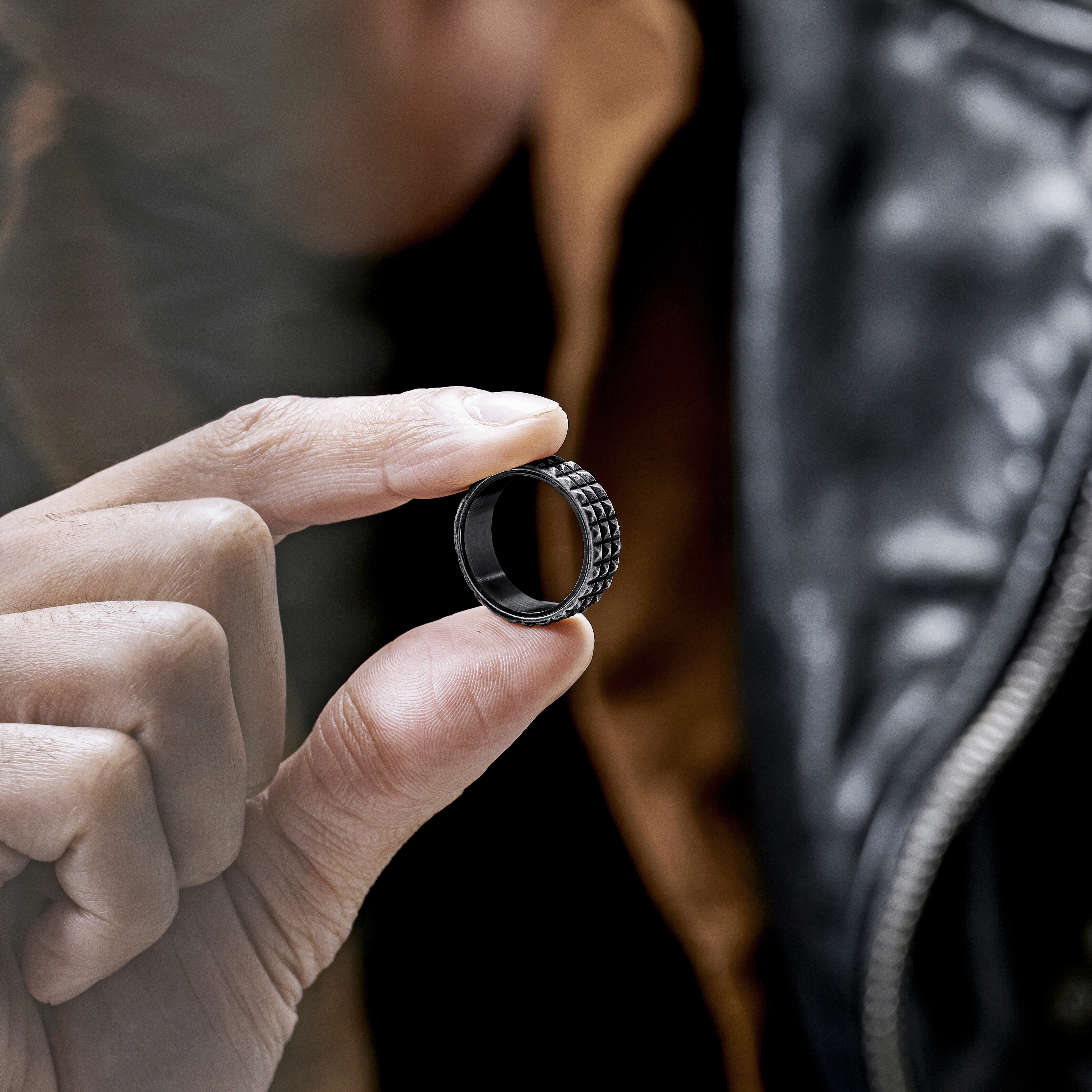 Pearce Pyramis Vintage und schwarzer Ring - 2