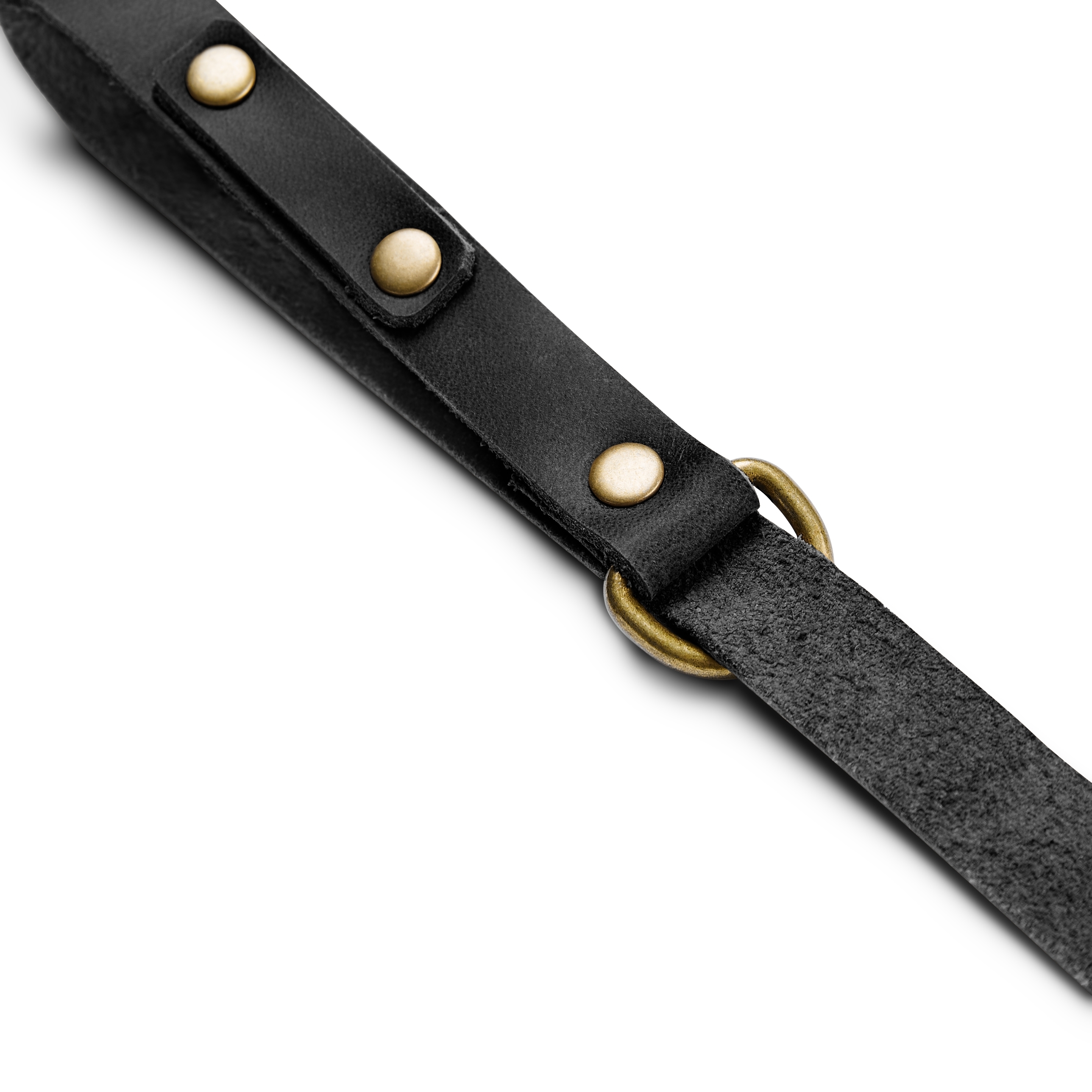 Kamera-Armband | Schwarzes Vintage-Leder - 3