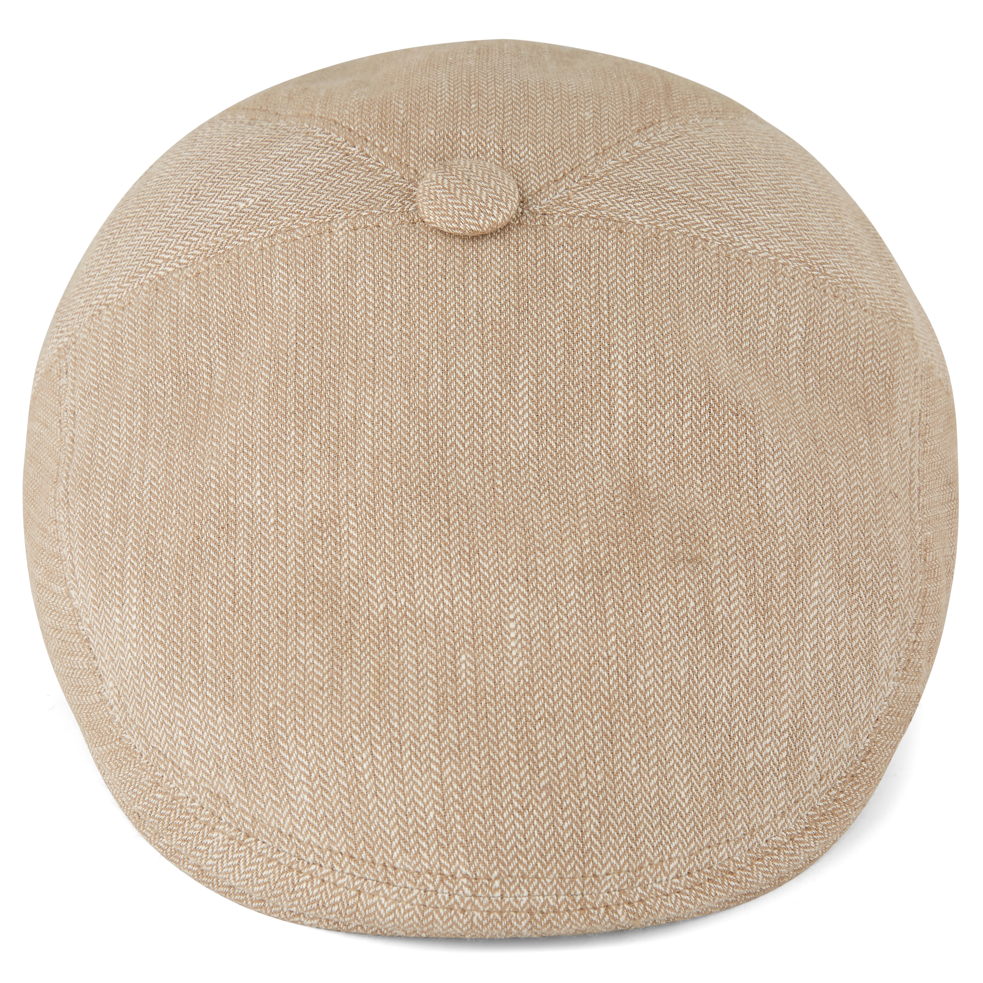 Beige Molise flat cap -lakki - 5