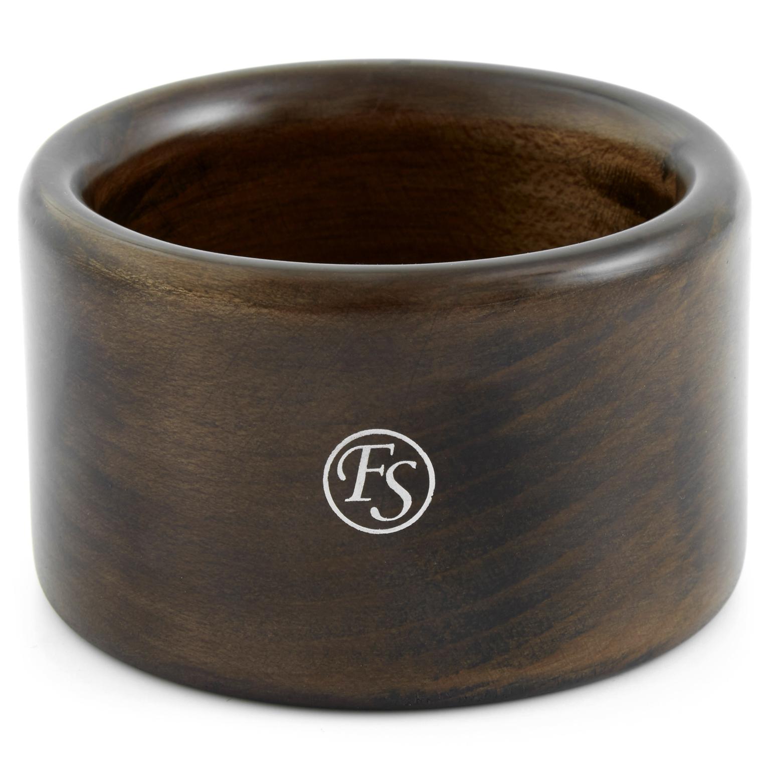Classic Ebony Wood Shaving Bowl Classic Ebony Wood Shaving Bowl