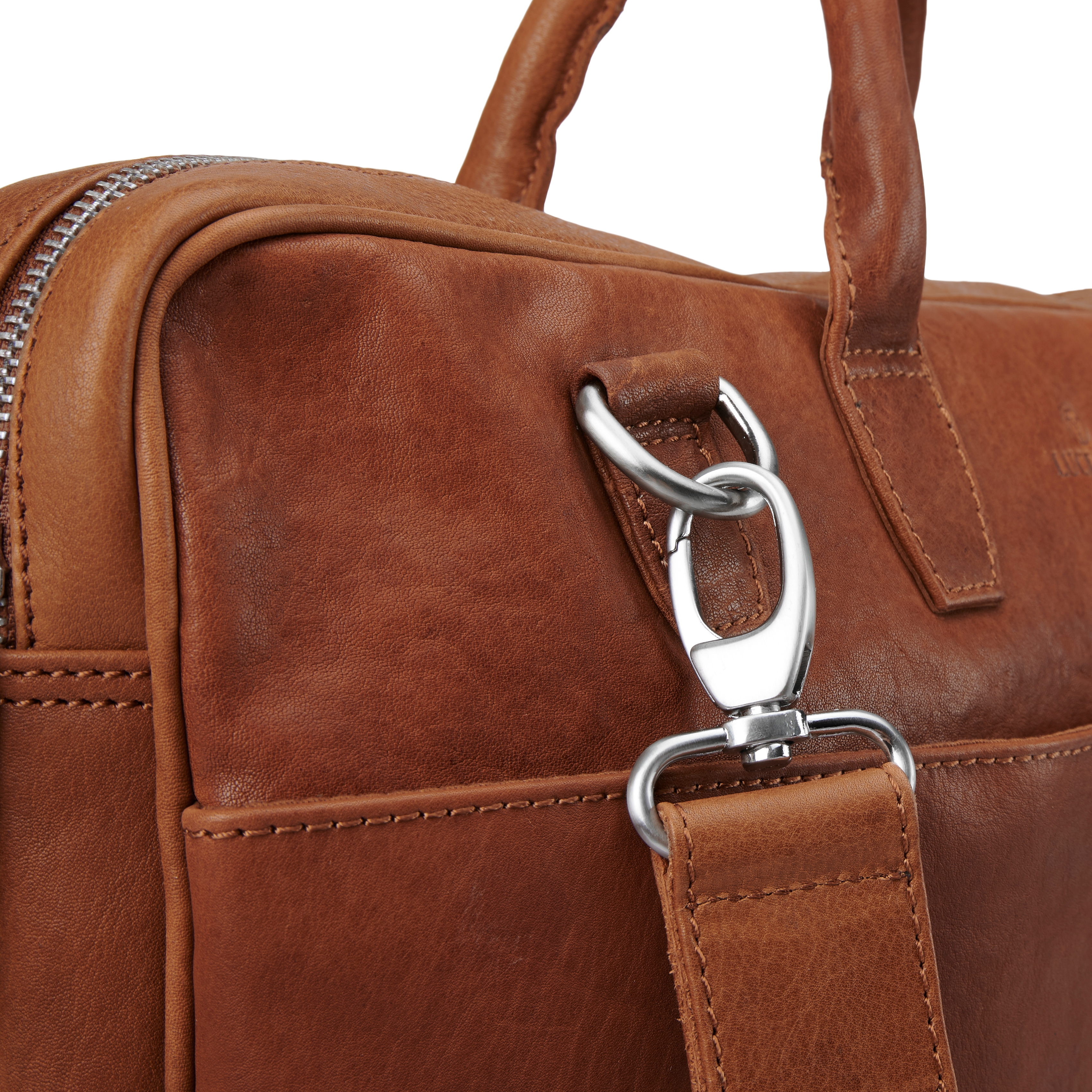 Kambodsja Slank Lysebrun 17" Skinnveske - 6