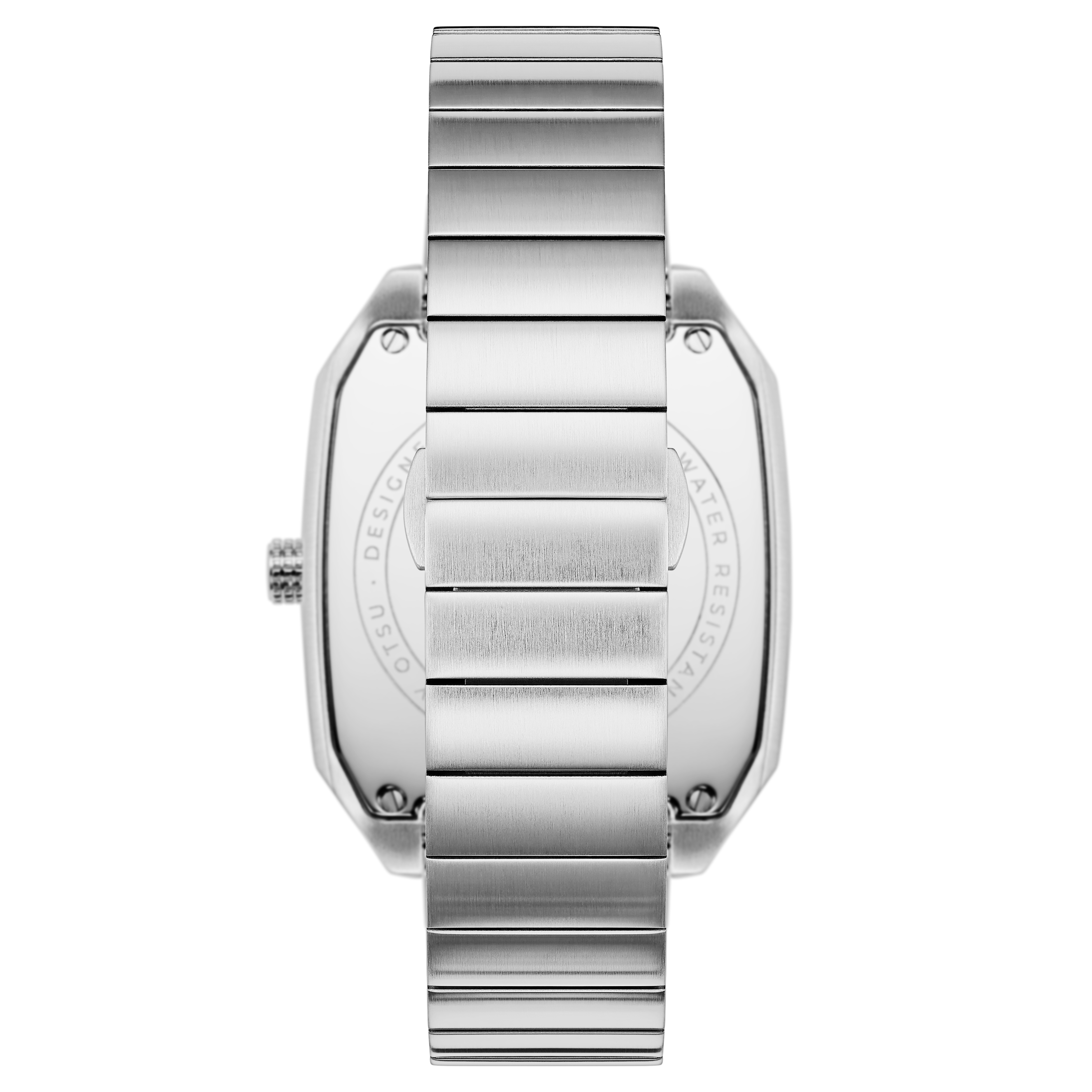 Hoc | Orologio a mezzo quadrante in acciaio inossidabile color argento - 5