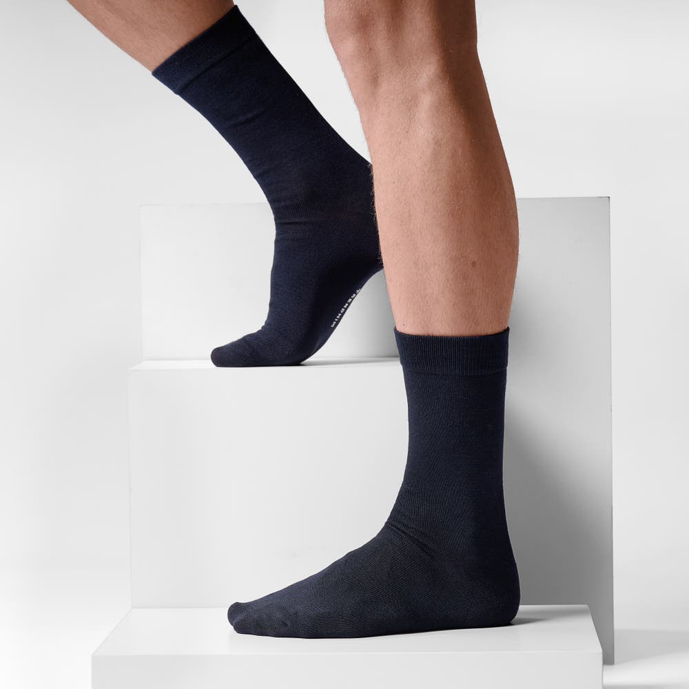 hover: FreeFeel | Royal Blue Bamboo Crew Socks hover: FreeFeel | Royal Blue Bamboo Crew Socks