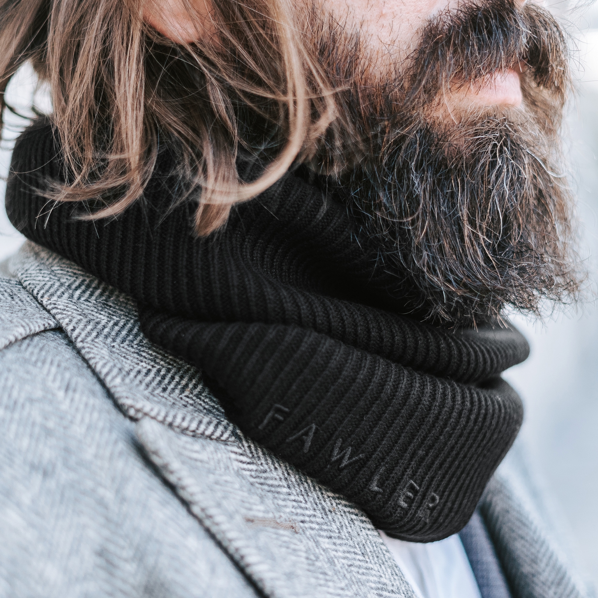 Frisco Black Urban Tube Scarf - 3