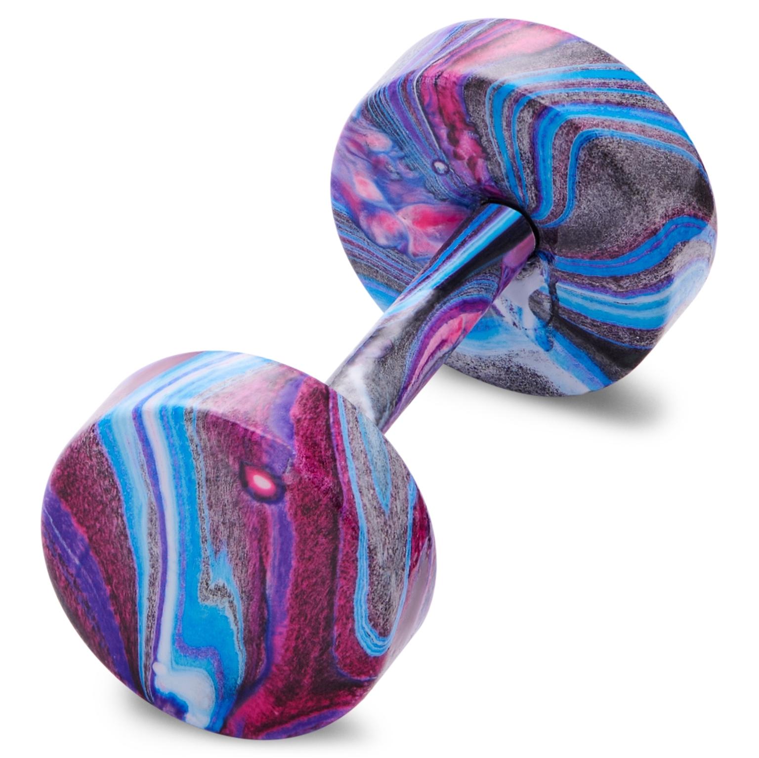 Satago | 6 mm Blue & Pink Stainless Steel Faux Plug Stud Earring Satago | 6 mm Blue & Pink Stainless Steel Faux Plug Stud Earring