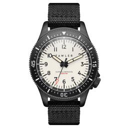 Luscent | Black Brushed Dive Watch with Full Lume Dial