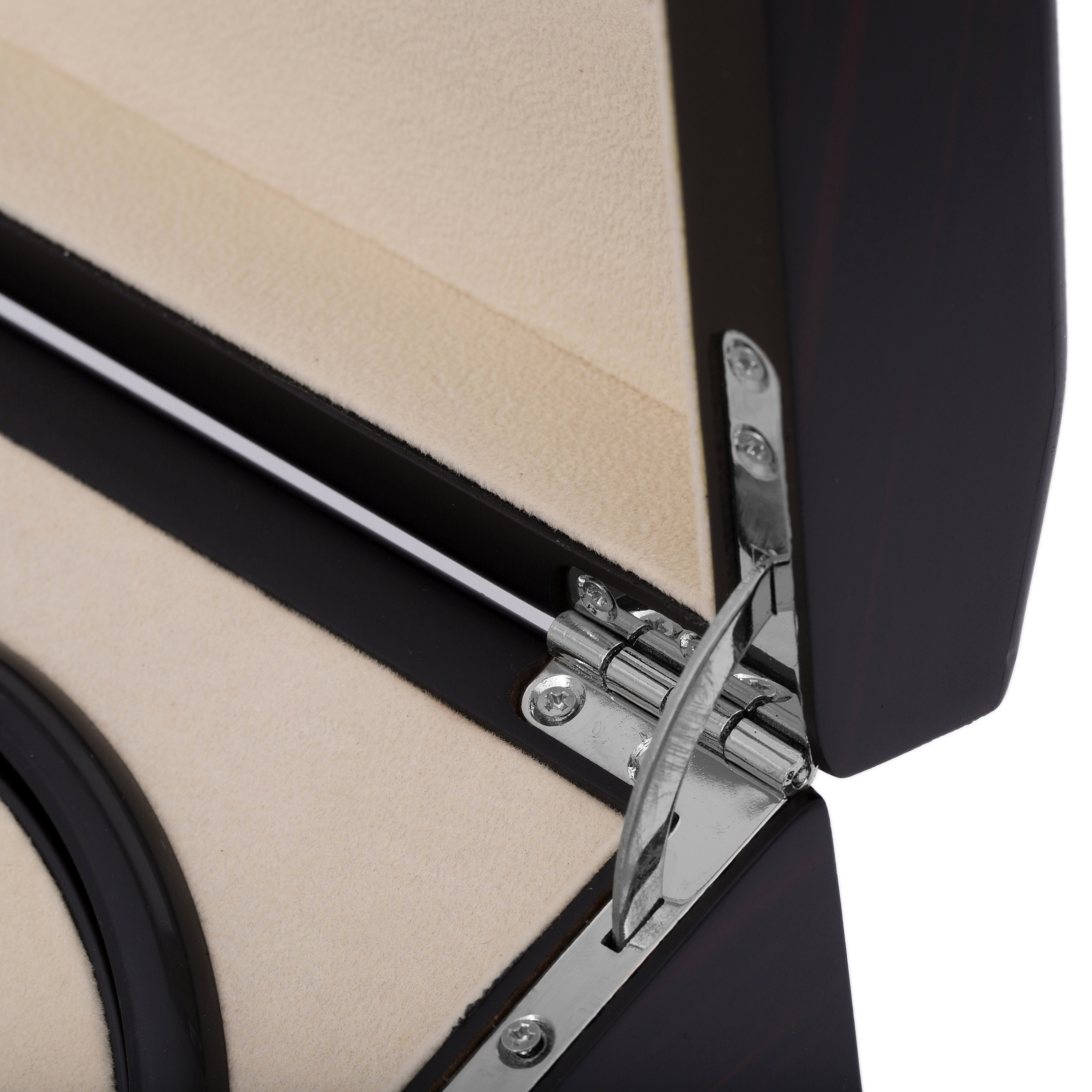 Ebbenhouten Opberg- en opwind-Horlogebox - 10 Horloges - 8