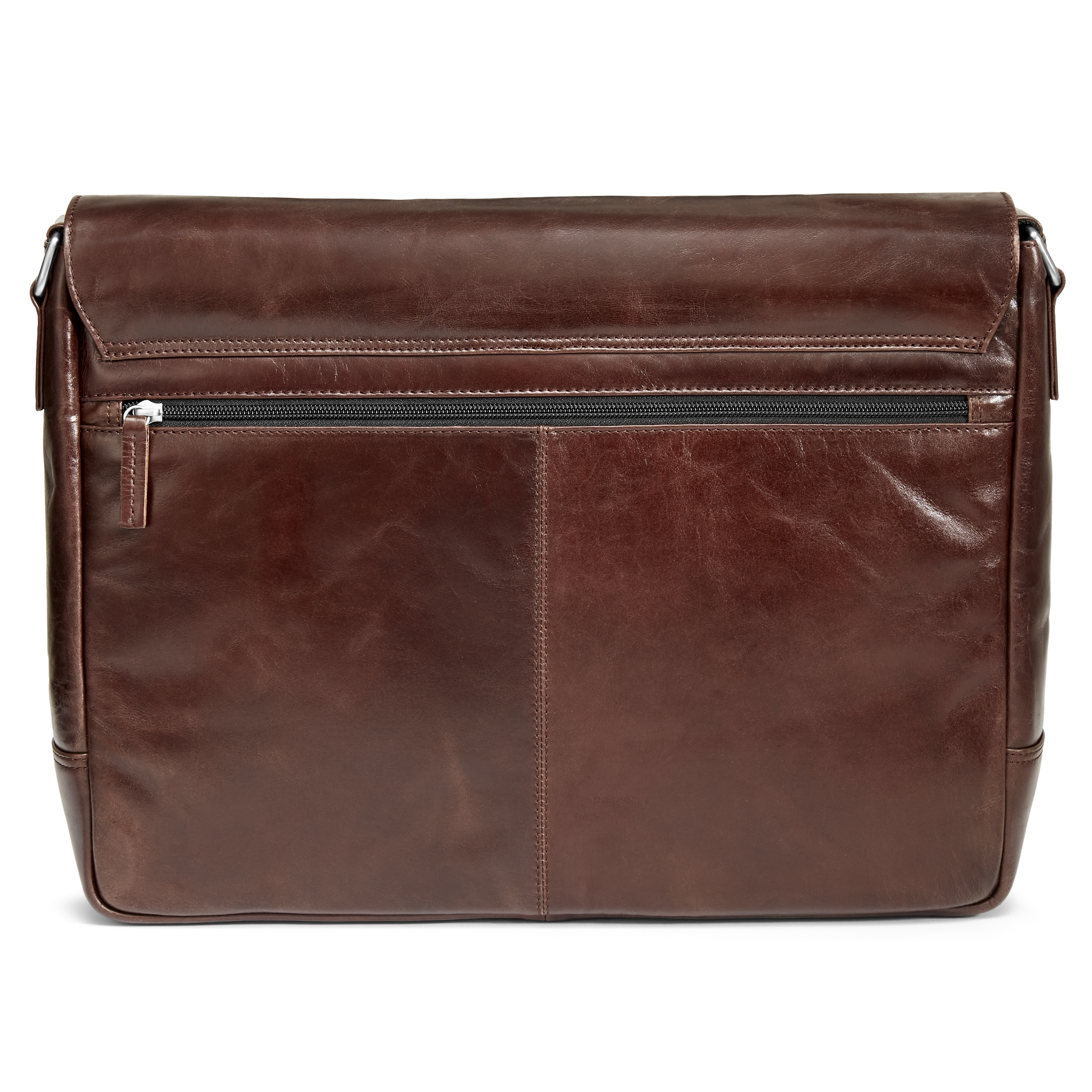 Sac Messenger Jasper en cuir marron  - 5