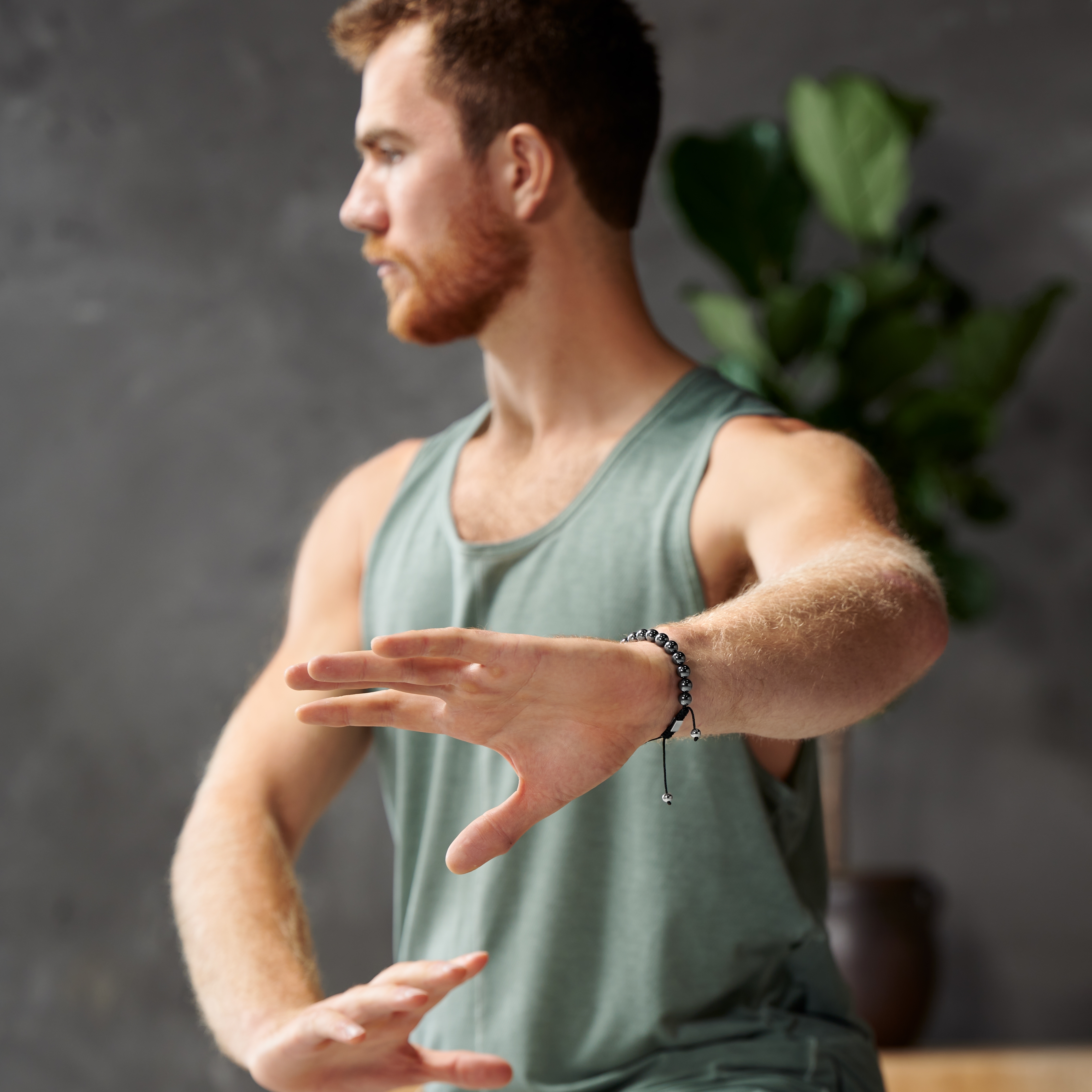 Sanatio Hematite Bead Bracelet - 4