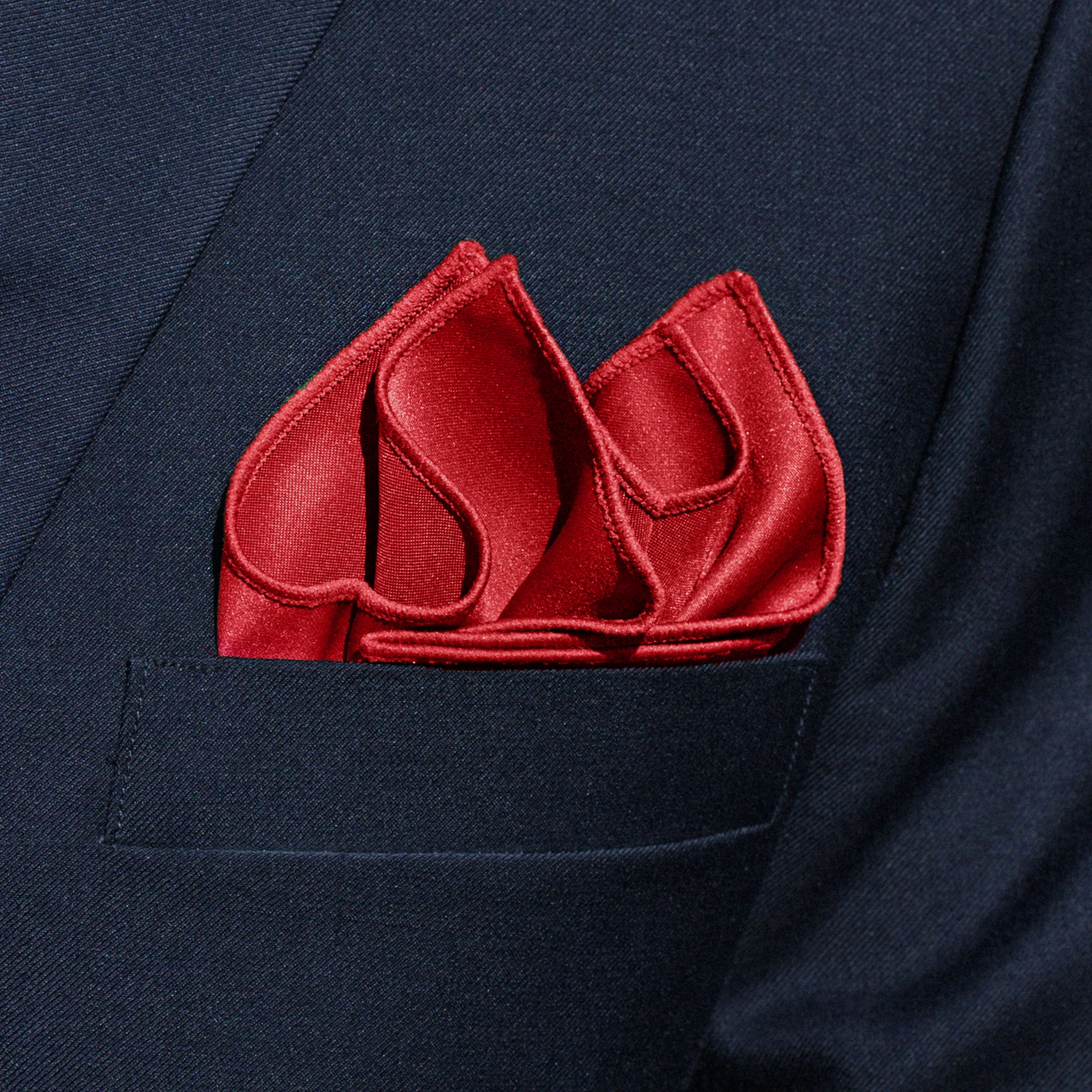 Red Basic Pocket Square | Trendhim | 30 day return policy