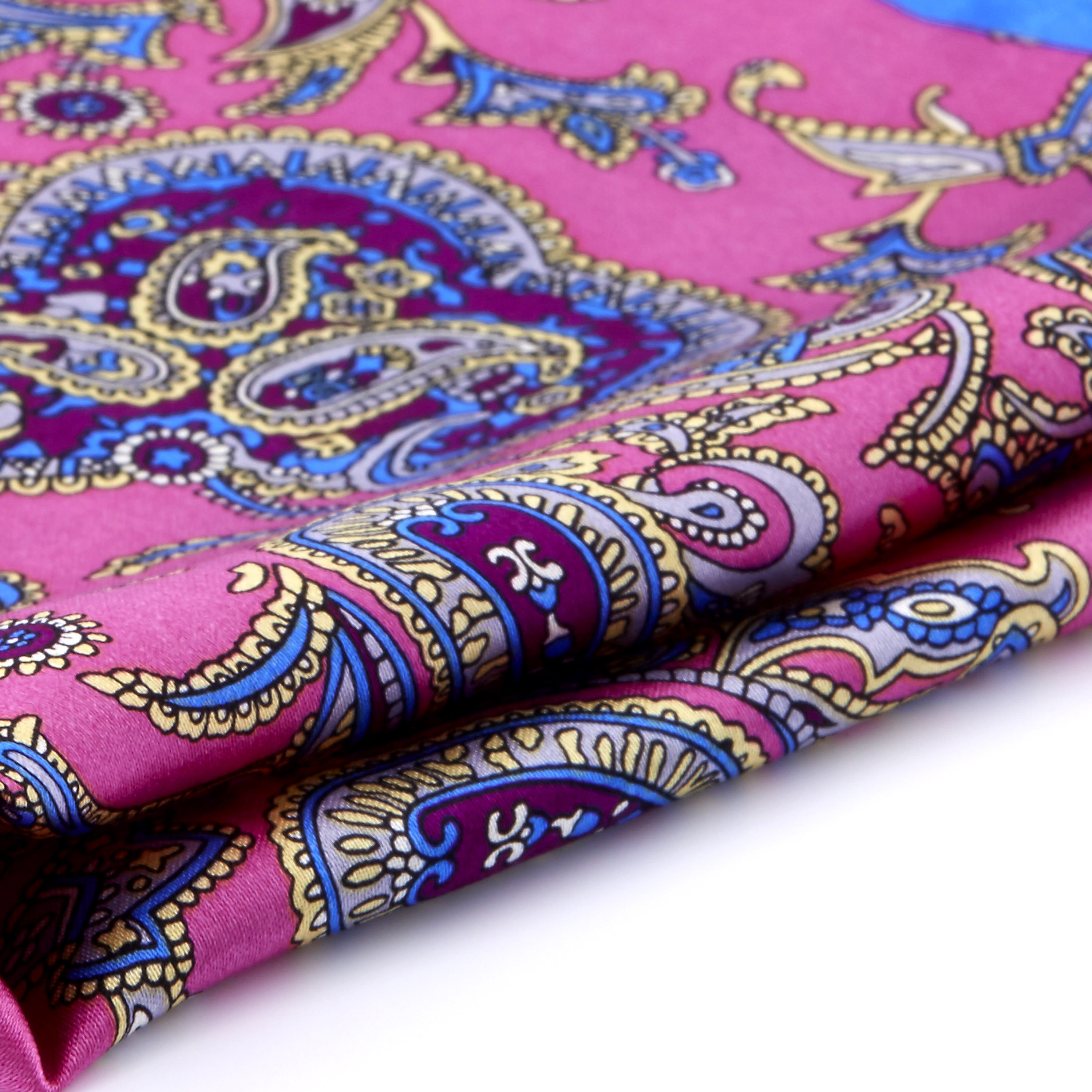 Roze Fantasy Zijden Pochet - 2