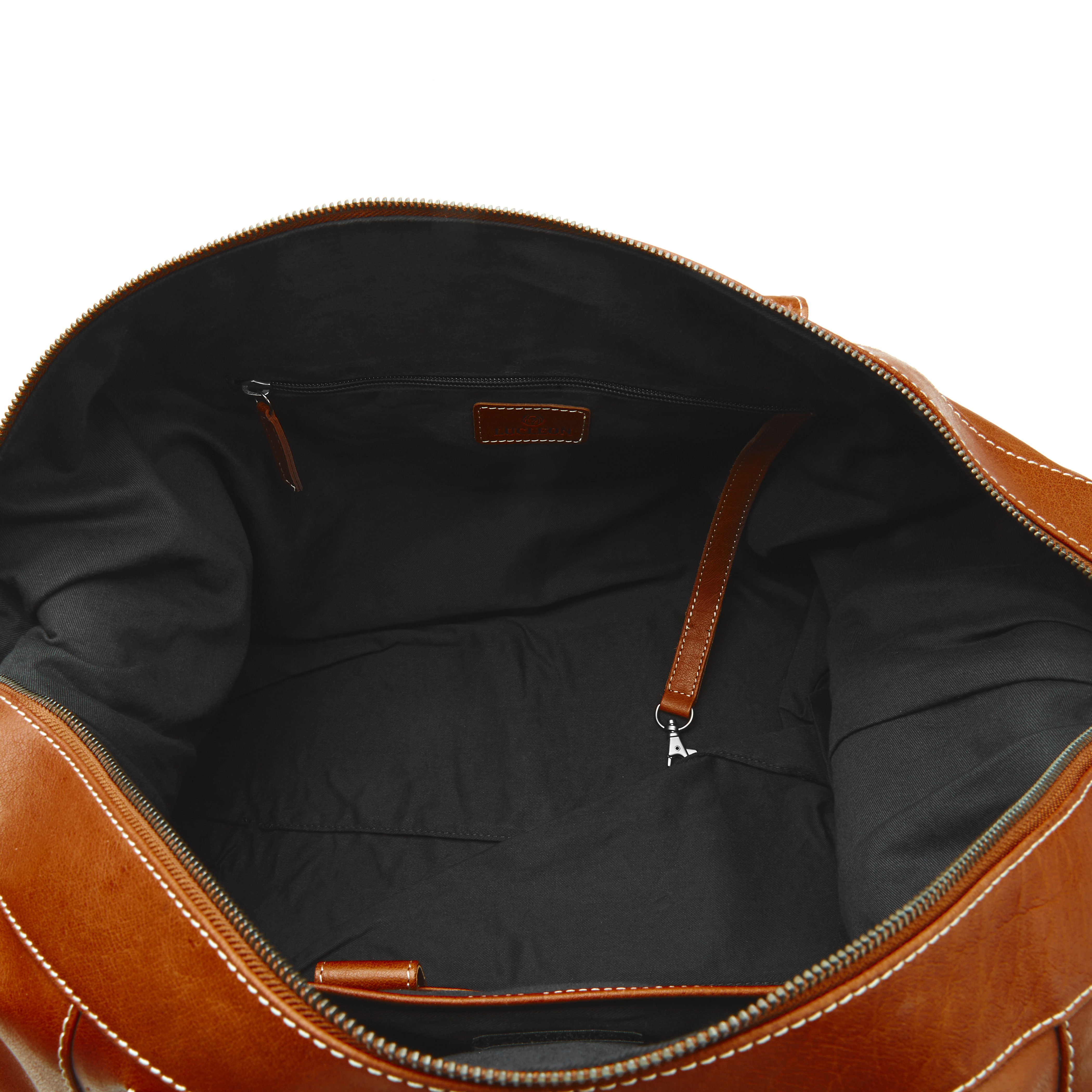 Oxford Classic Tan Duffel Leather Bag - 9