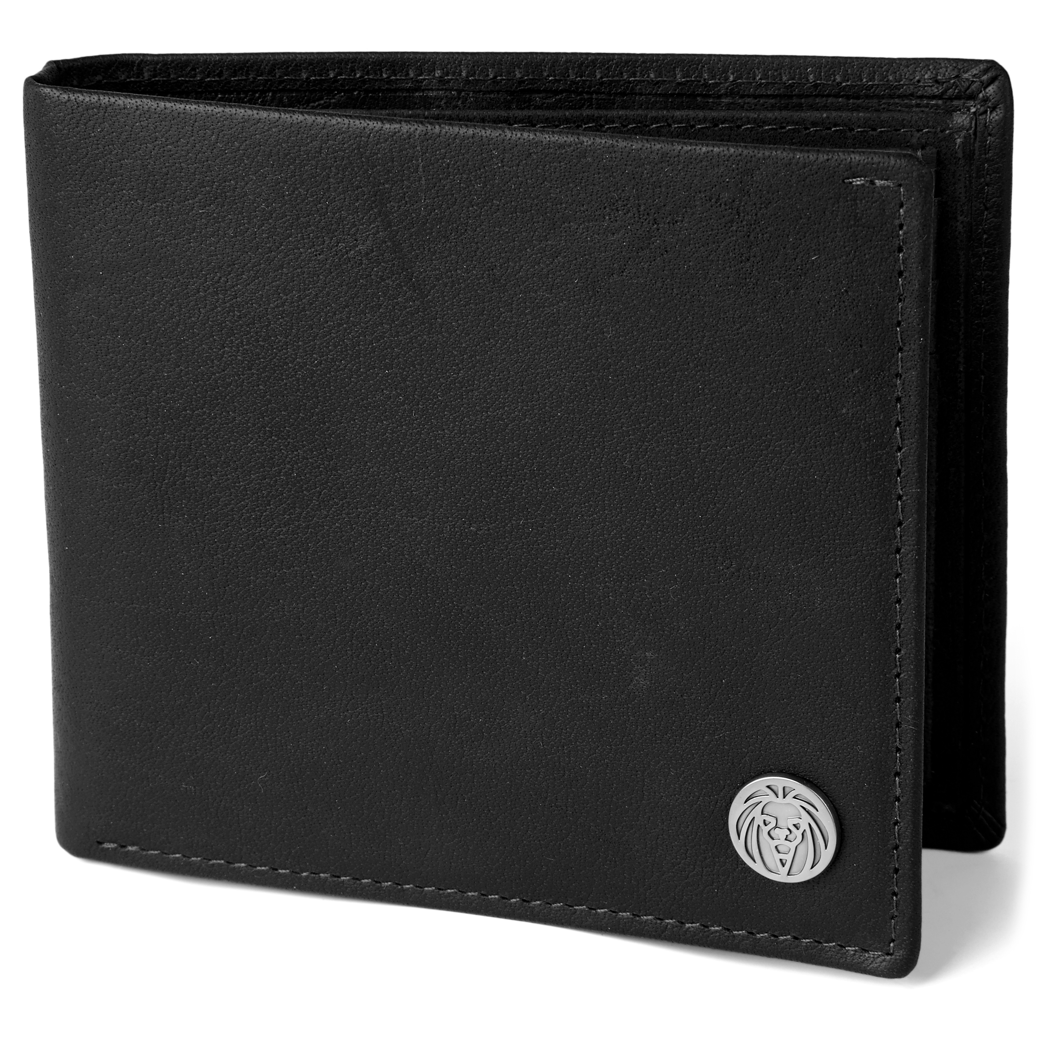 Oxford Classic Black Leather Wallet - 1