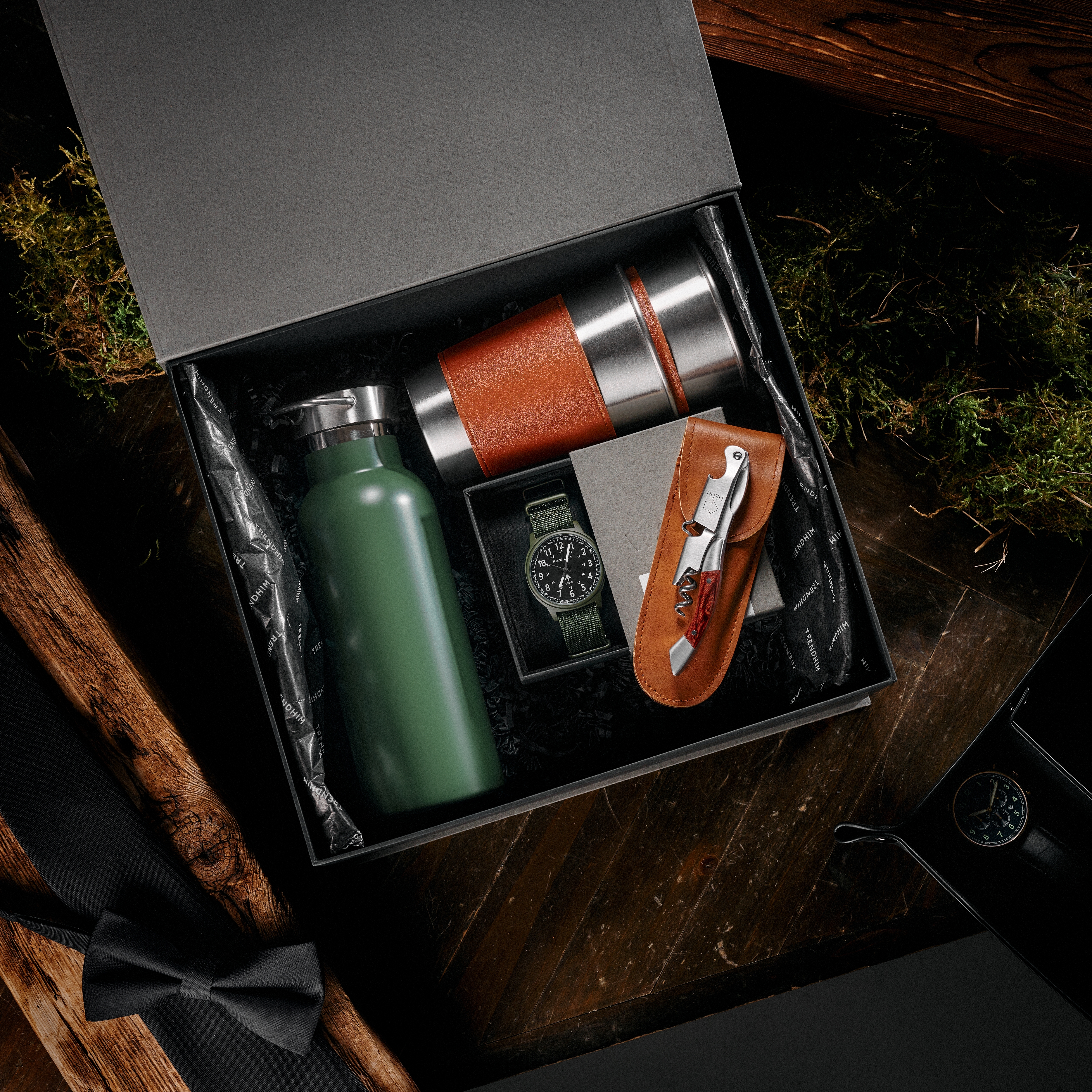 Deluxe Outdoor Adventurer's Gift Box | Stainless Steel & Leather - 5