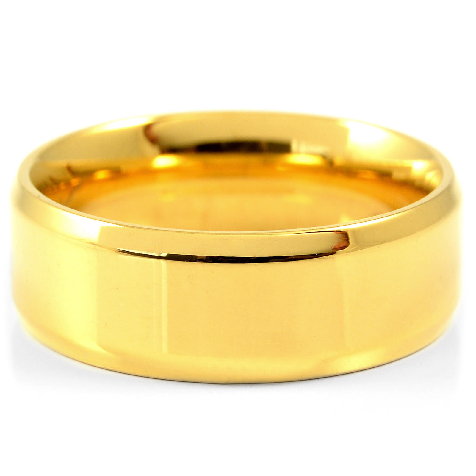 Blank Fasad Stålring i Guldfärg - 2