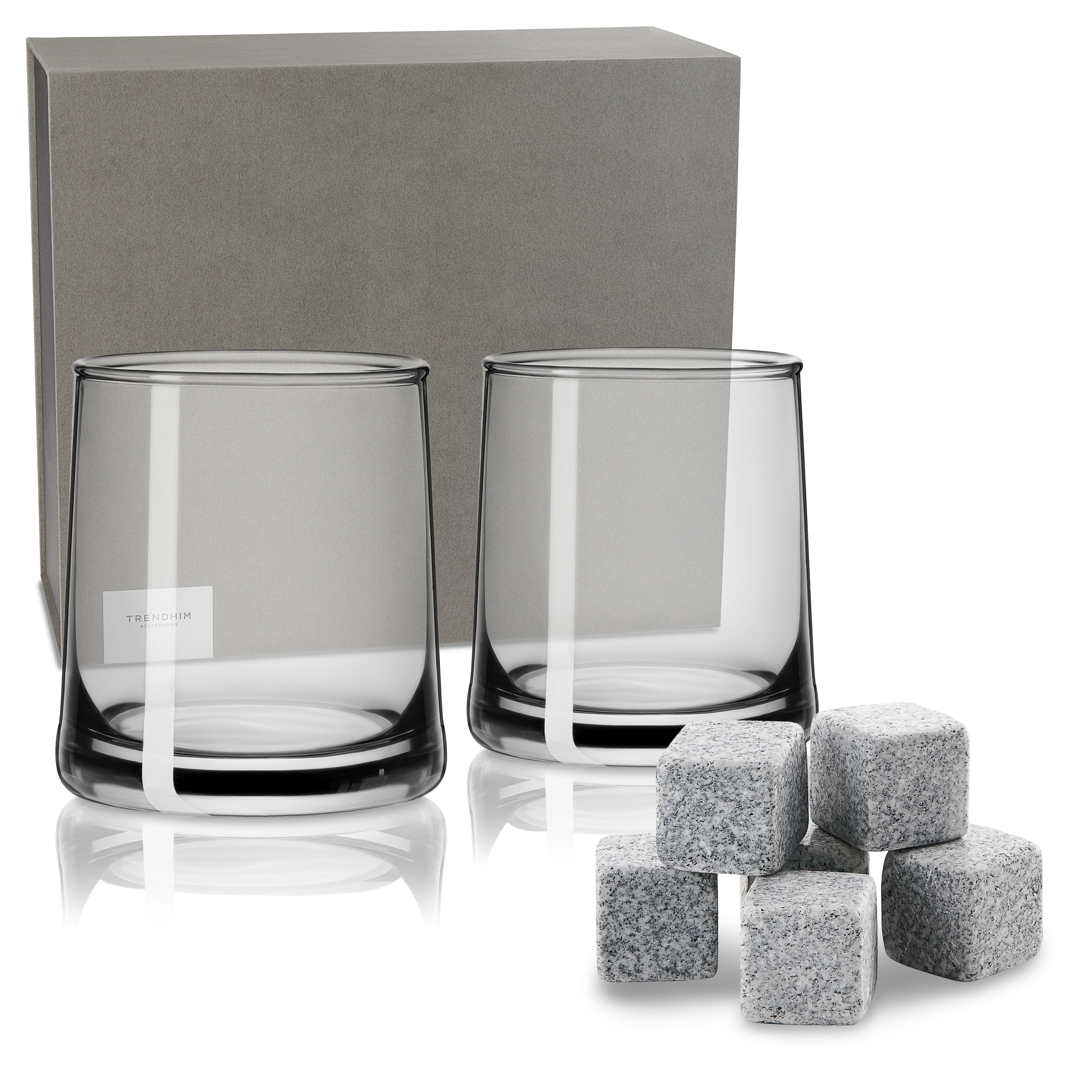 Whisky Connaisseur Gaveæske | Røgfarvede Glas - 1