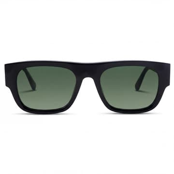 Spectrum | Schwarze & grüne rechteckige Sonnenbrille Spectrum | Schwarze & grüne rechteckige Sonnenbrille