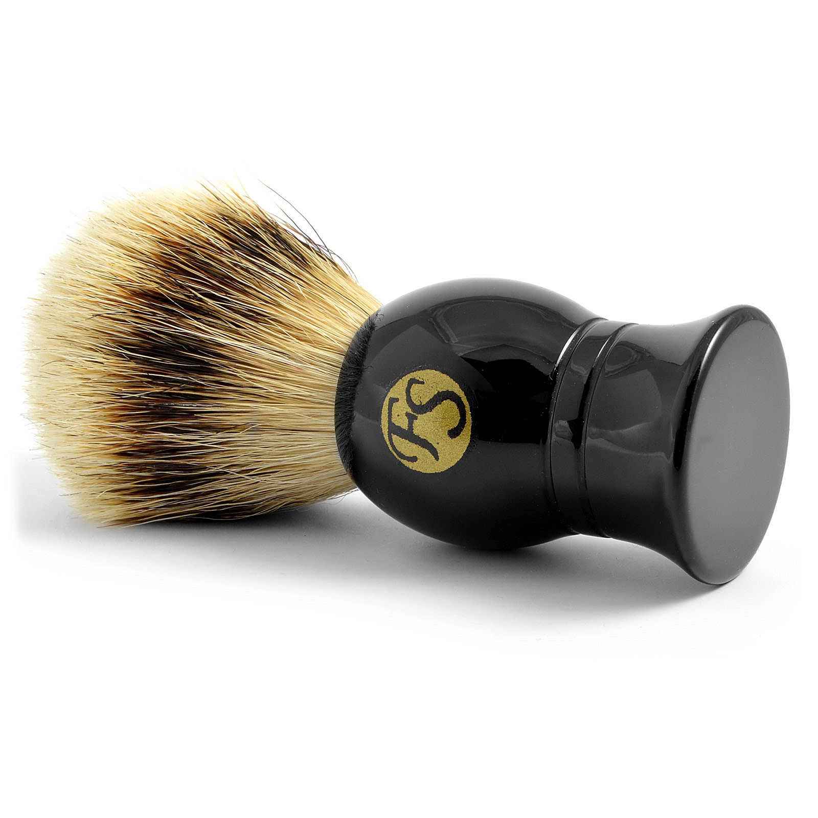 Rakborste Svart Classic Silvertip - 2