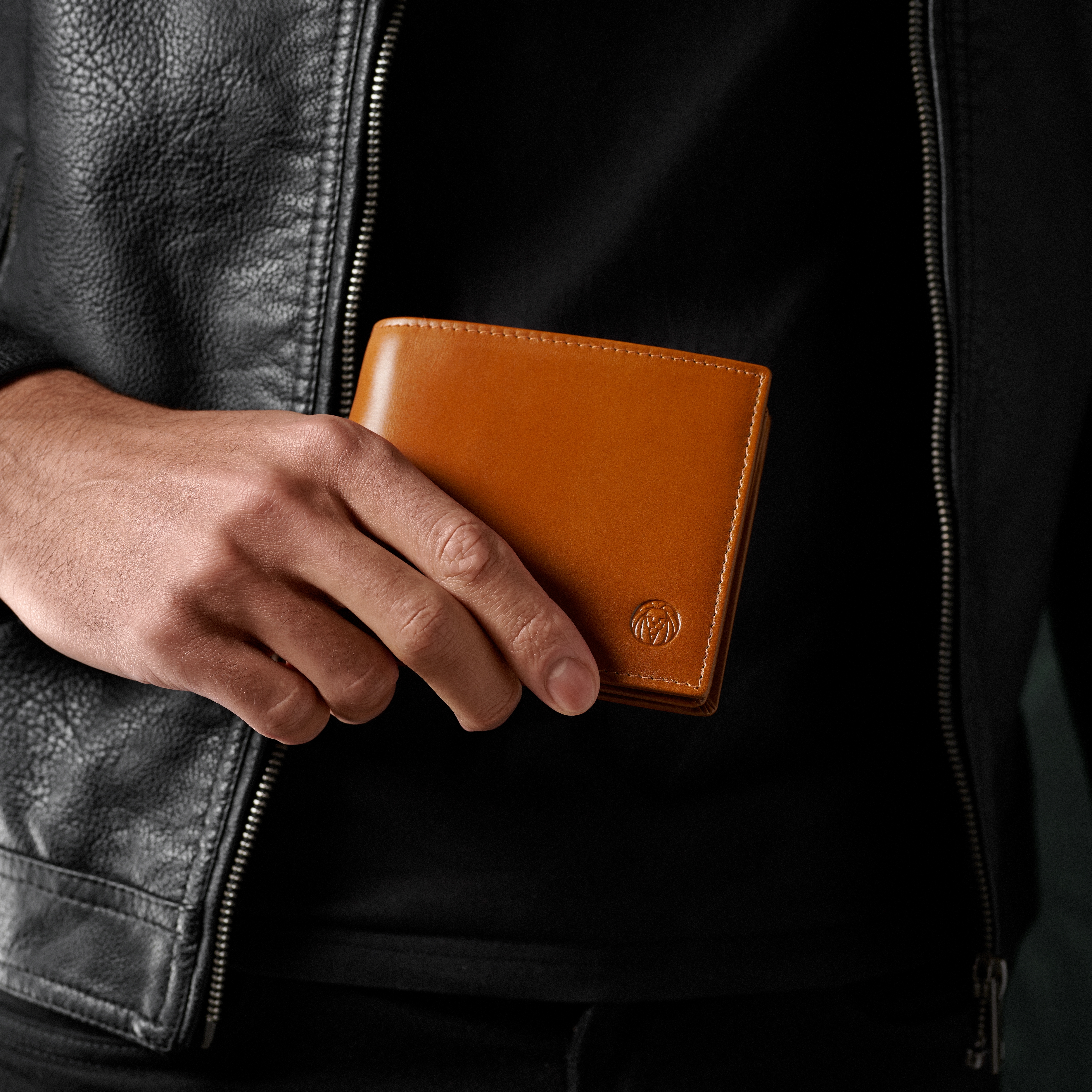 Tan Tommy Jasper Leather Wallet - 2