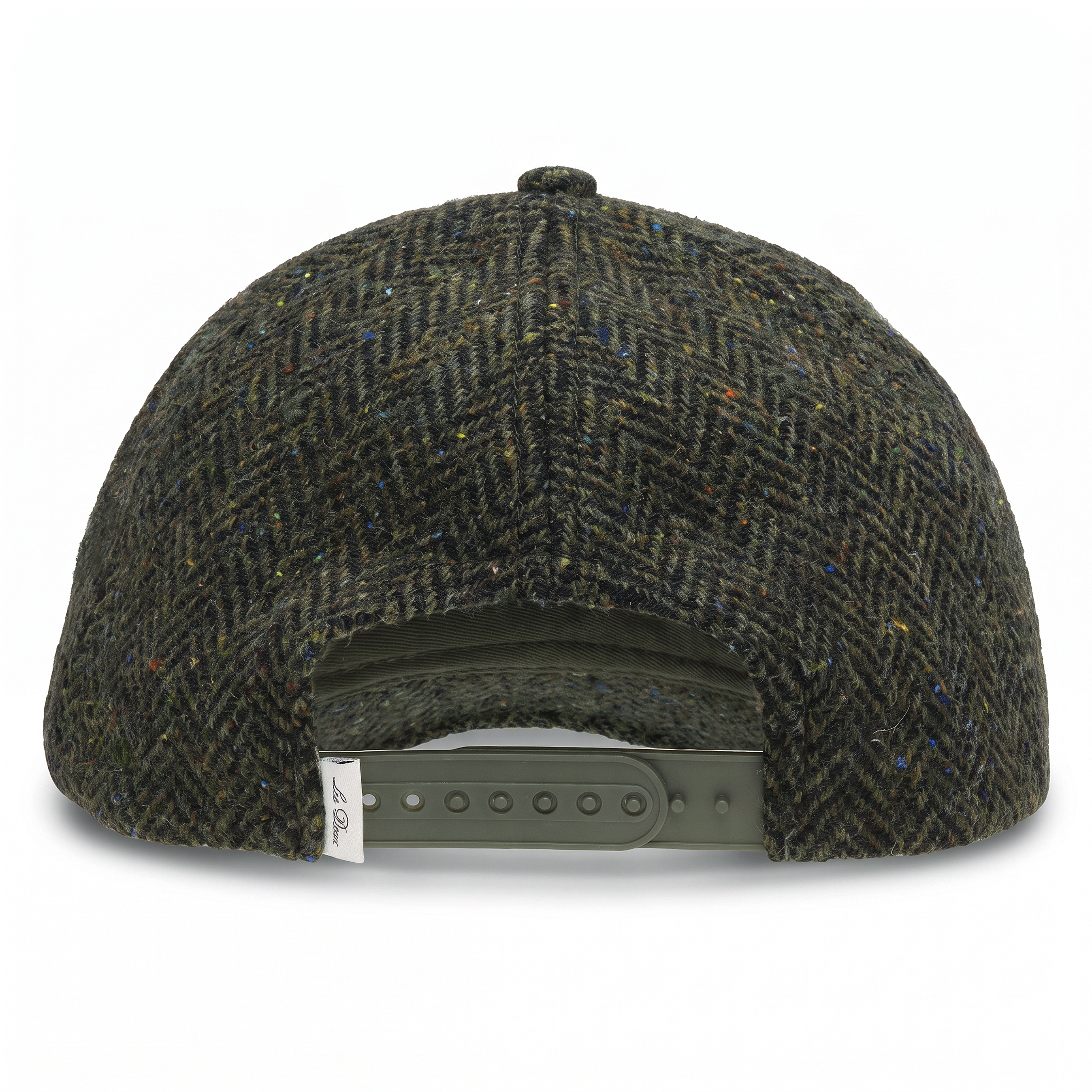 Les Deux | Rifle Green Core Herringbone Baseball Cap - 3