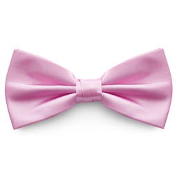 Baby Pink Basic Pre-Tied Bow Tie