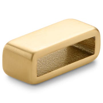 Nomen | Debela zlata veriga za usnjene ID zapestnice Nomen | Debela zlata veriga za usnjene ID zapestnice