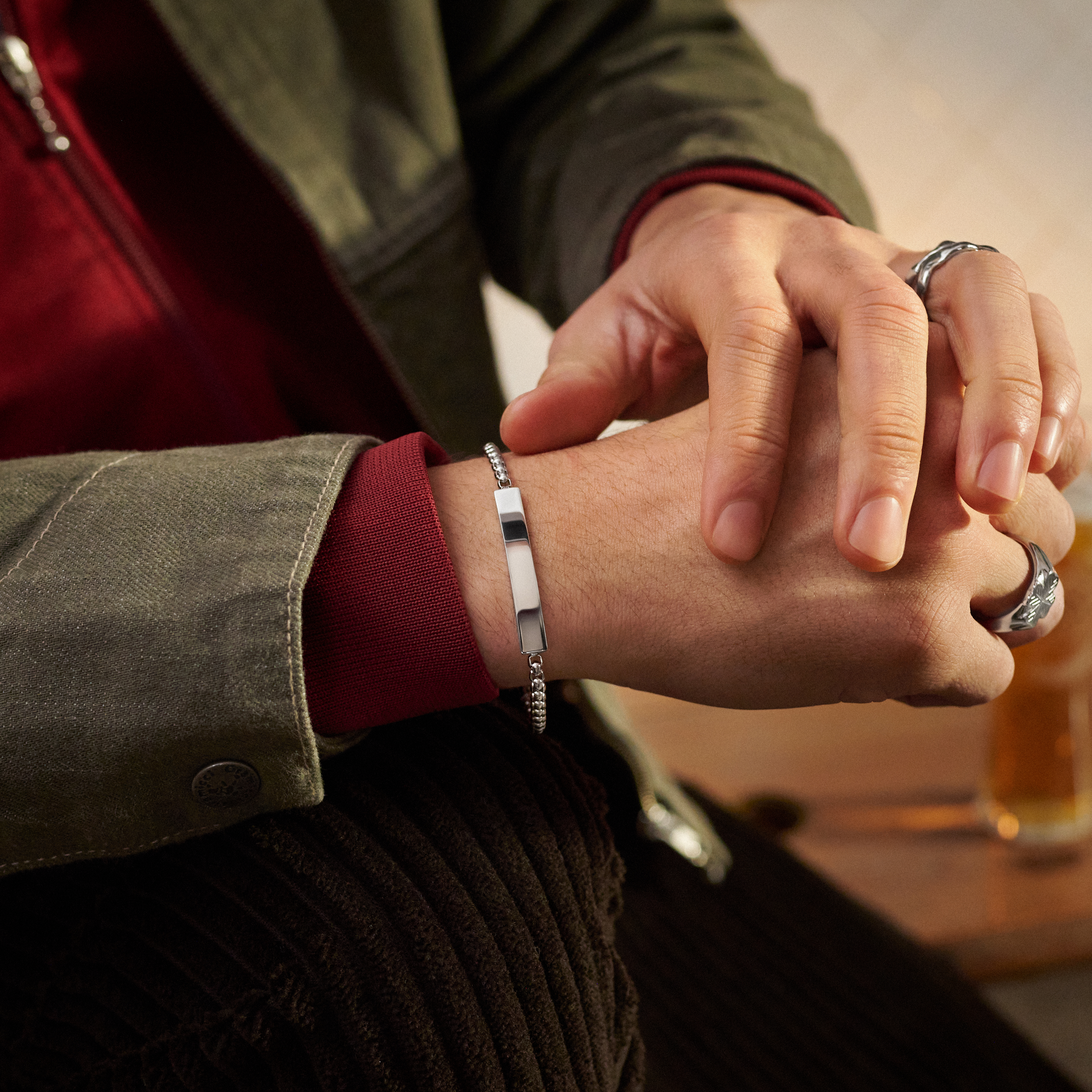 New Classics | Gourmette en acier inoxydable argenté - 6 mm - 6