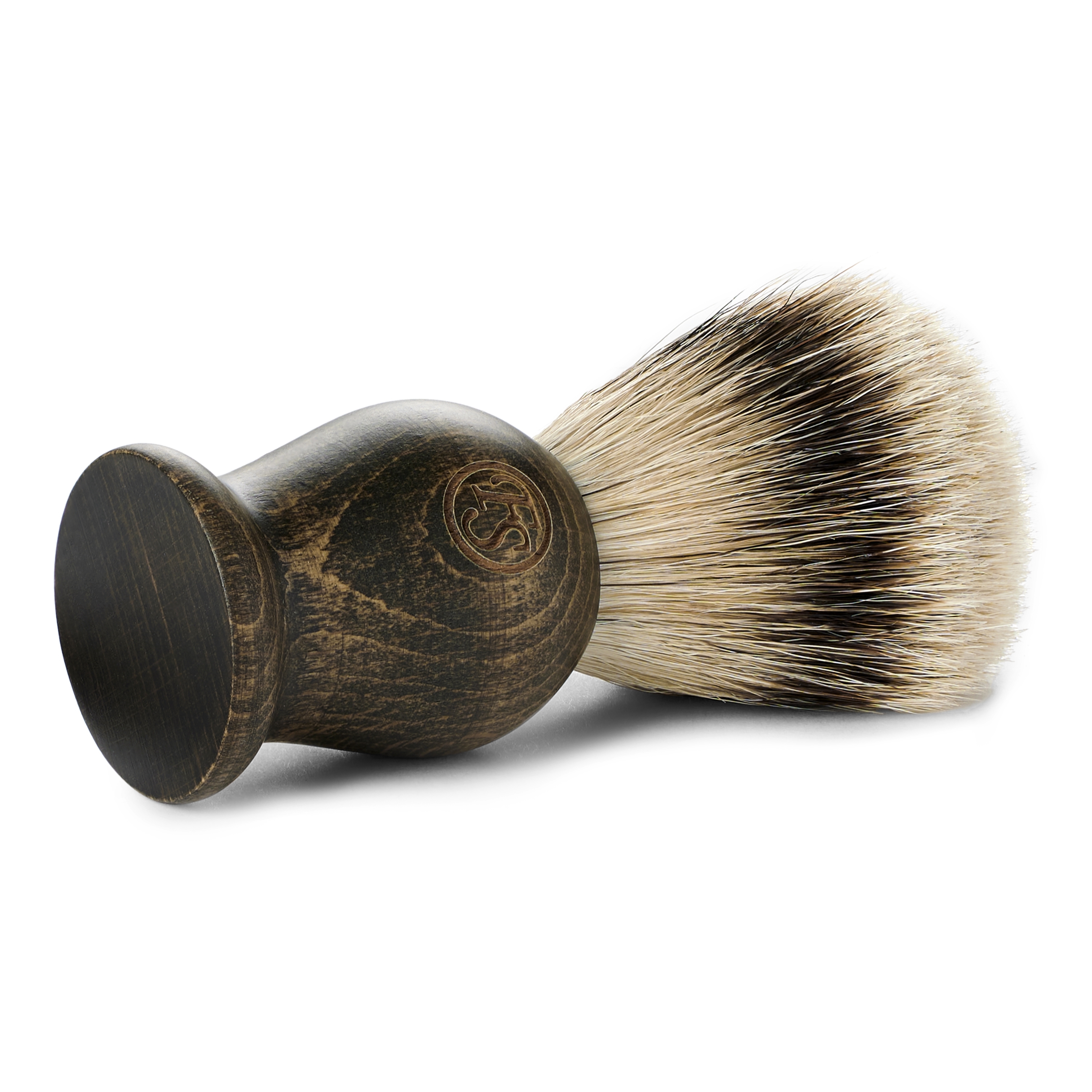 Ebony Wood Silvertip Shaving Brush - 2
