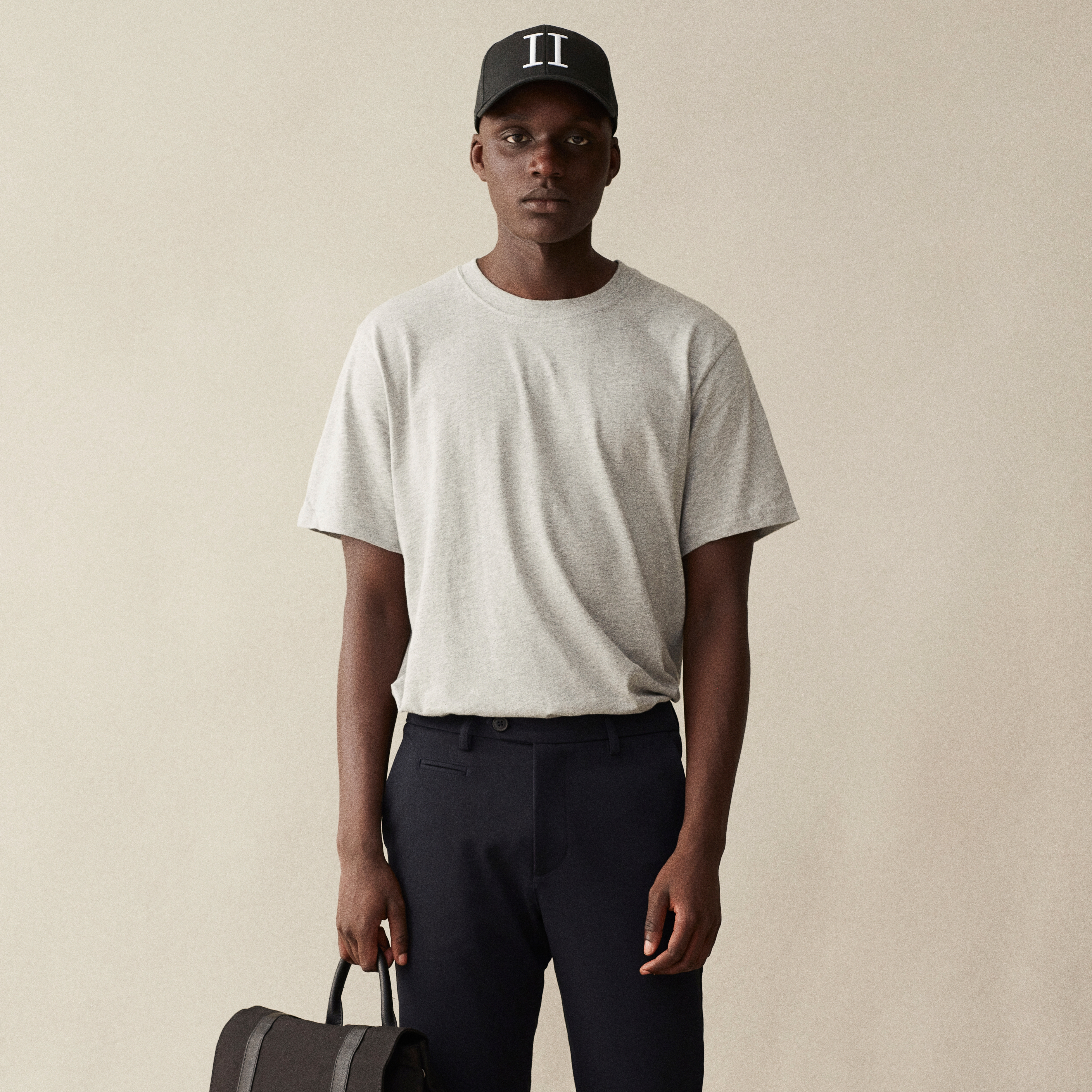 Les Deux | Casquette de baseball en daim noir II - 4