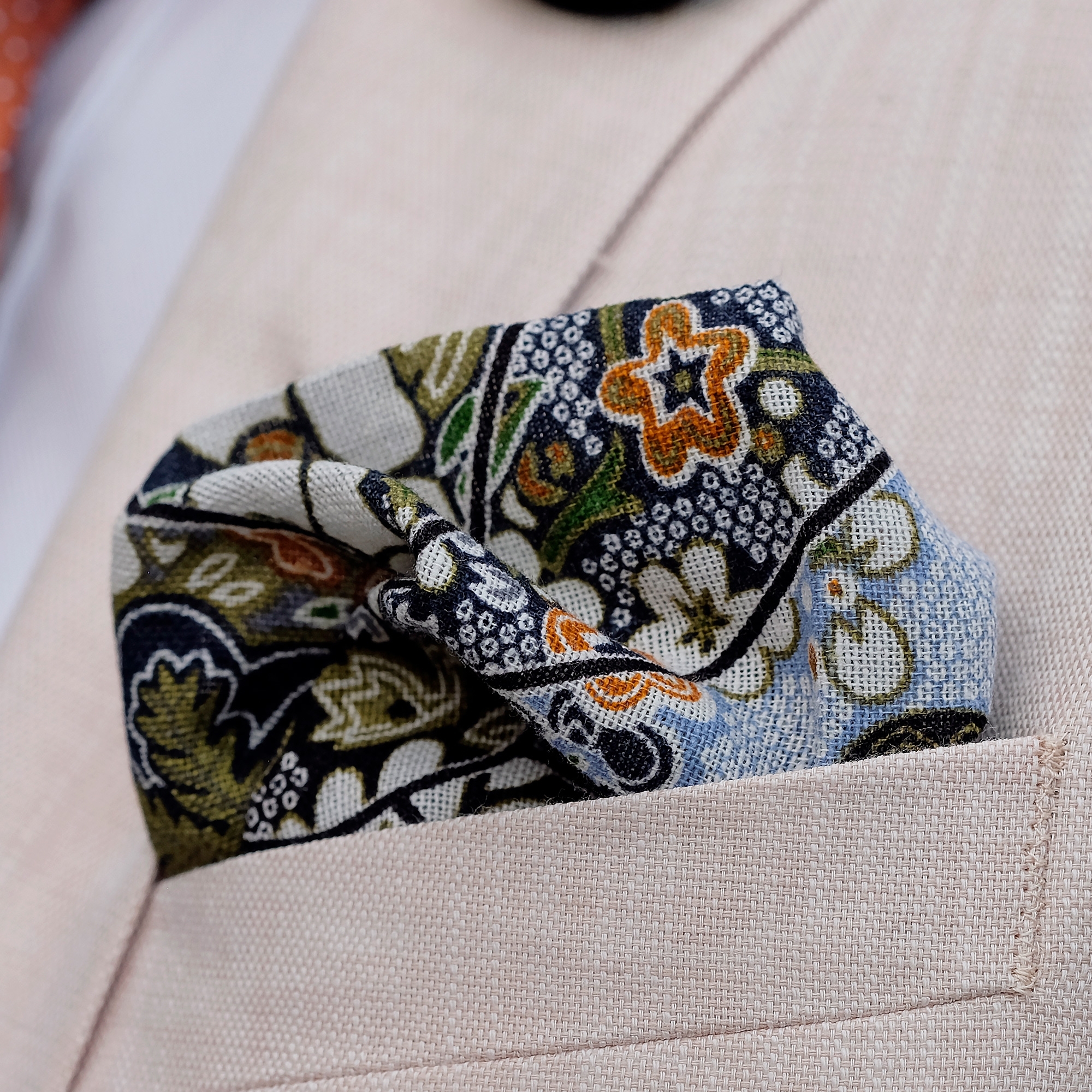 Levendige Paisley Pochet - 3