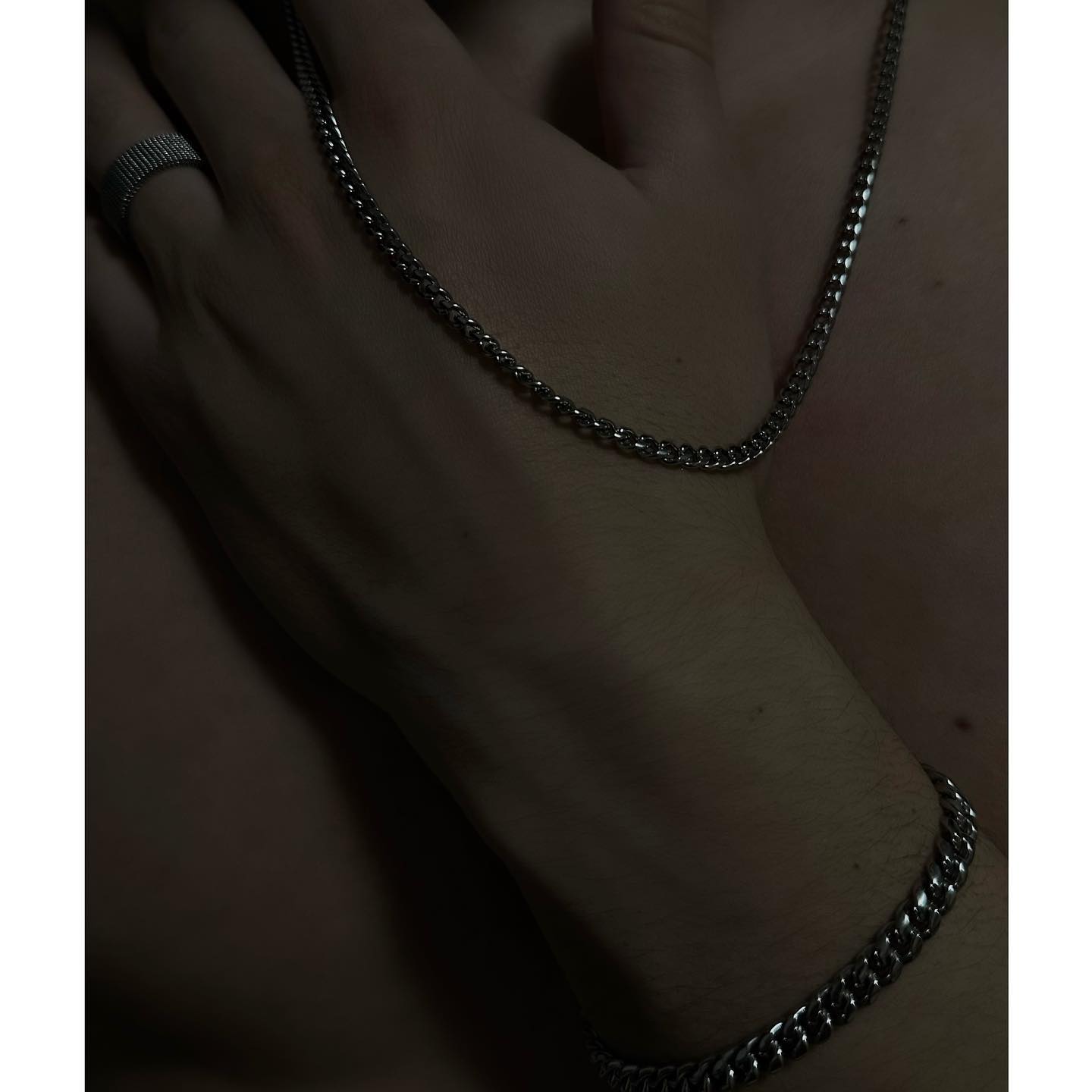 Bracelet Gourmette Métal Argenté Prat De Seabra - Occasion En Superbe état - Style Chic Rétro