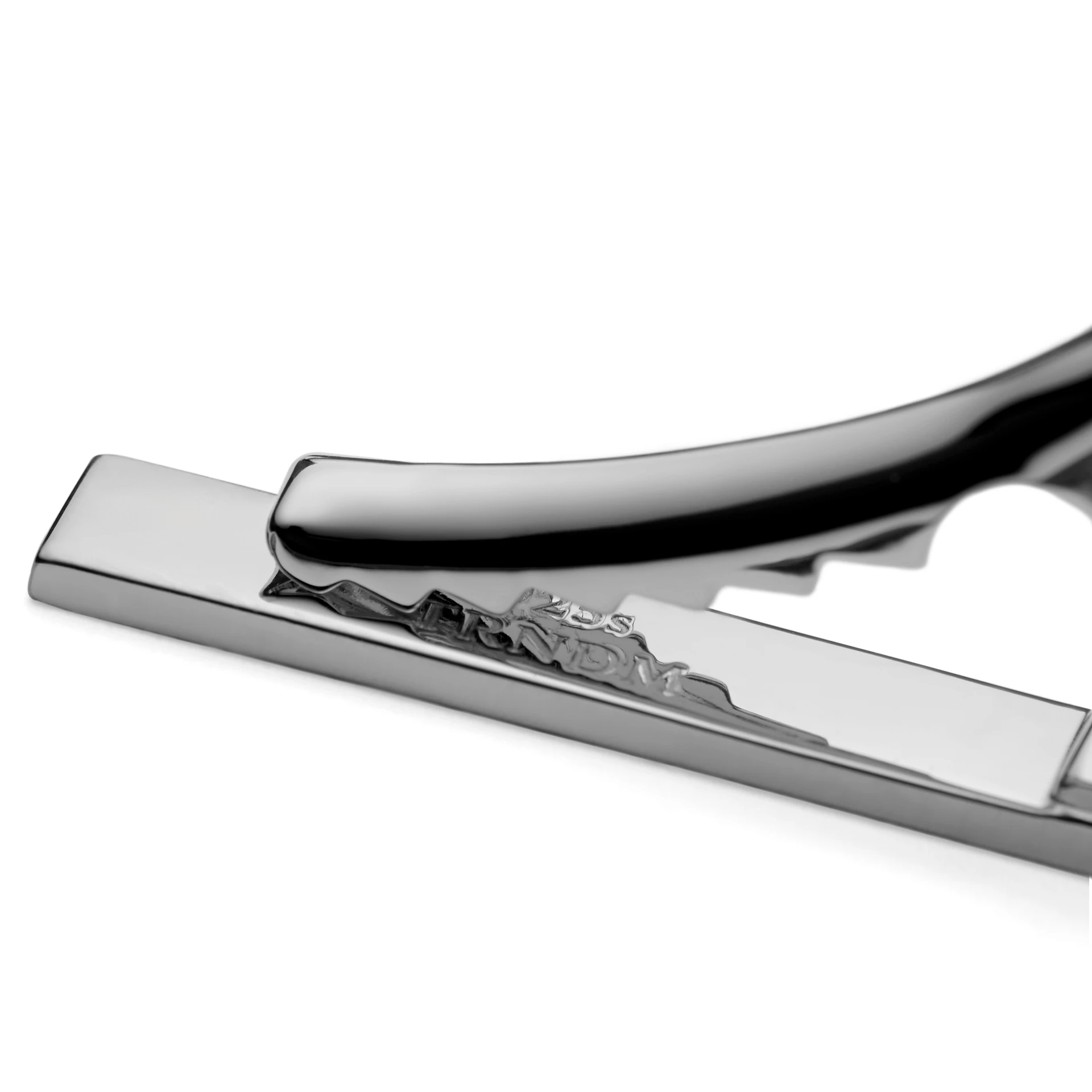 Classic 925s Silver Short Tie Clip - 3