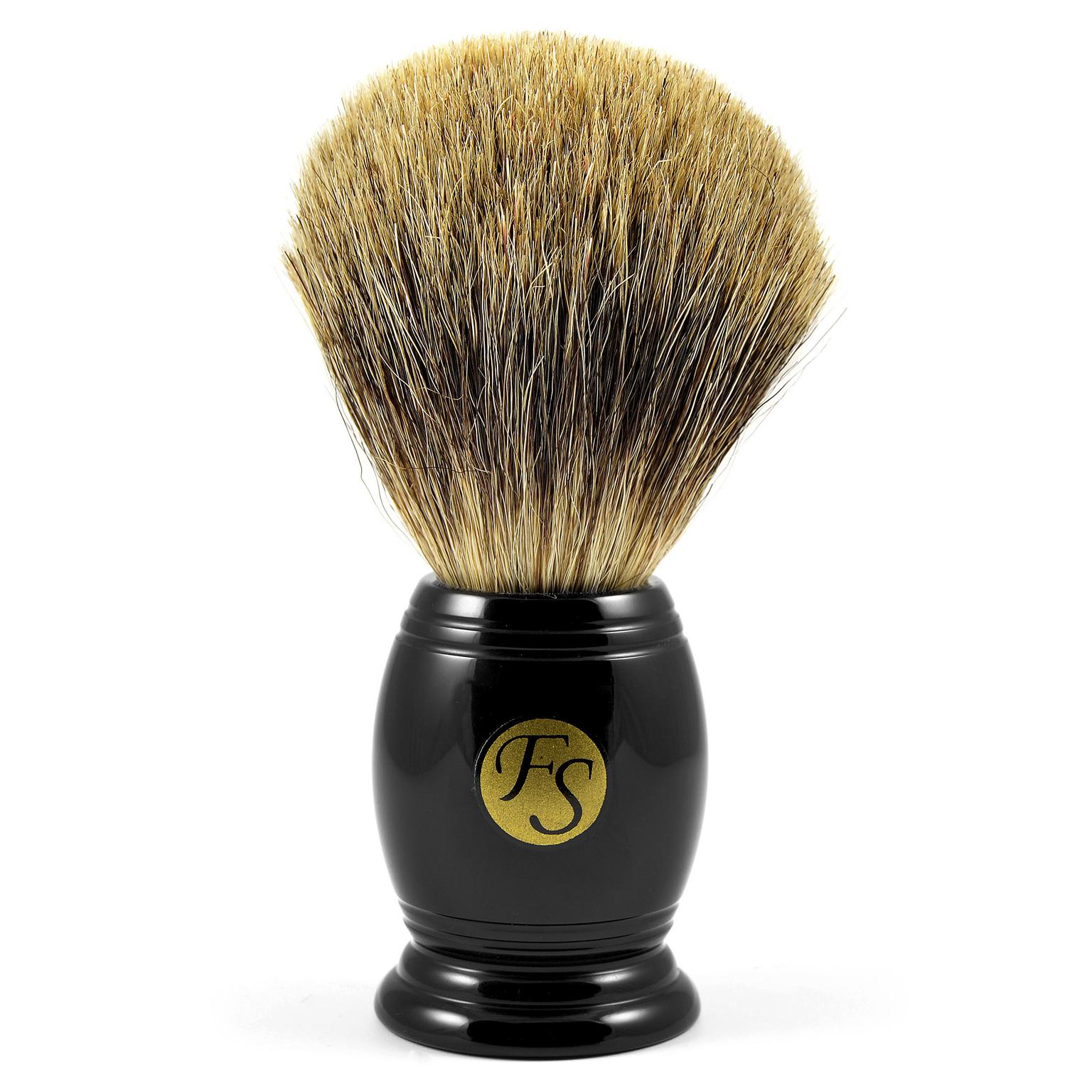 Black Horn Pure Badger Hair Shaving Brush Black Horn Pure Badger Hair Shaving Brush