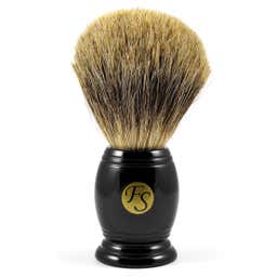 Black Horn Pure Badger Hair Shaving Brush